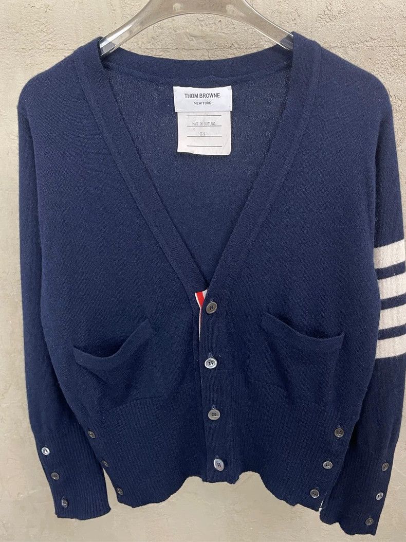 Thom Browne Thom Browne Cashmere cardigan Size US S / EU 44-46 / 1 - 3 Thumbnail