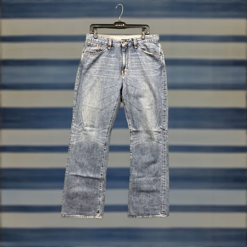 Denime X2 Jeans Mens 33x32 Blue M22 Classic Regular Rise Bootcut Denim Casual Size US 32 / EU 48 - 1 Thumbnail