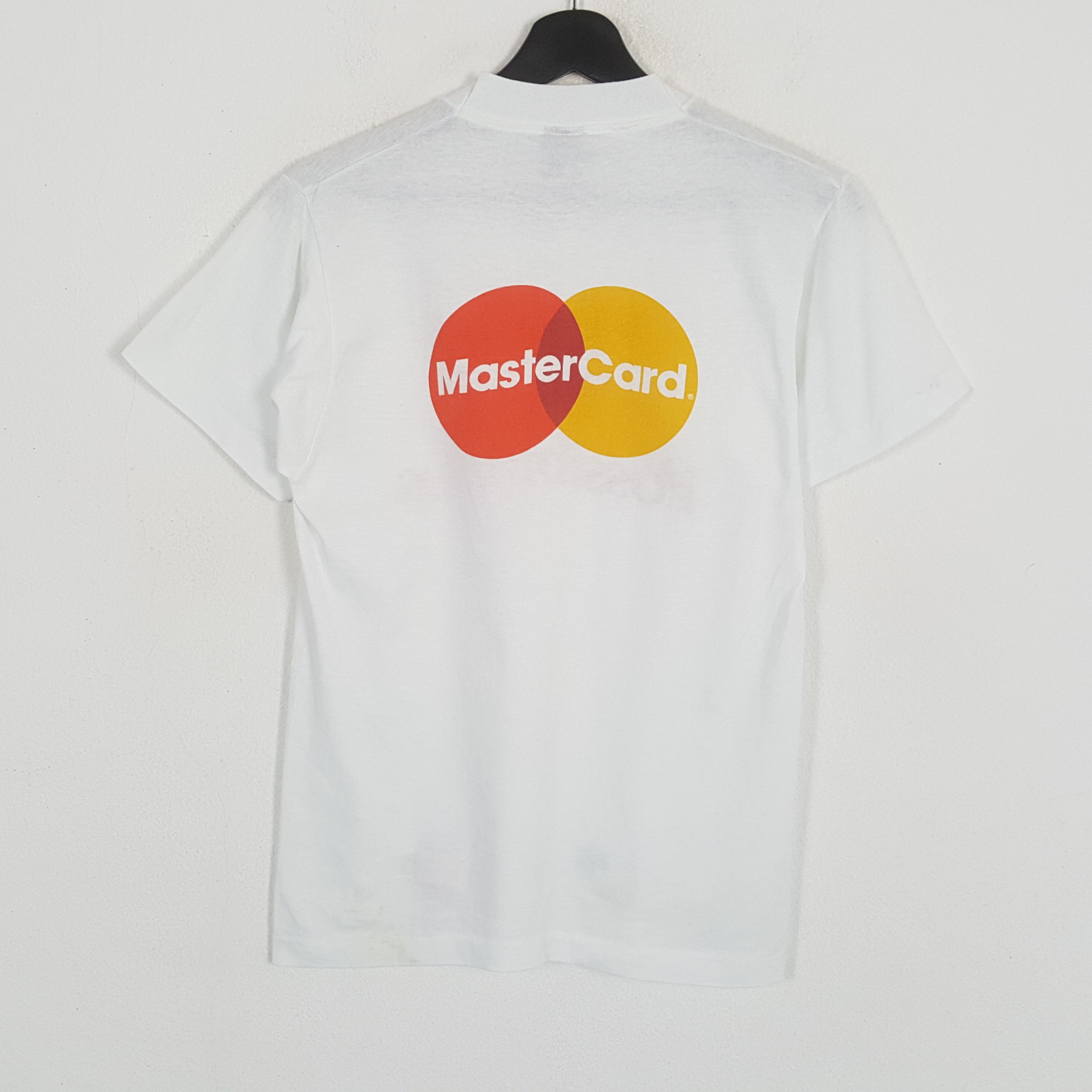 Vintage MASTER CARD Bank Promo Style Vintage Tshirt Size US S / EU 44-46 / 1 - 1 Thumbnail