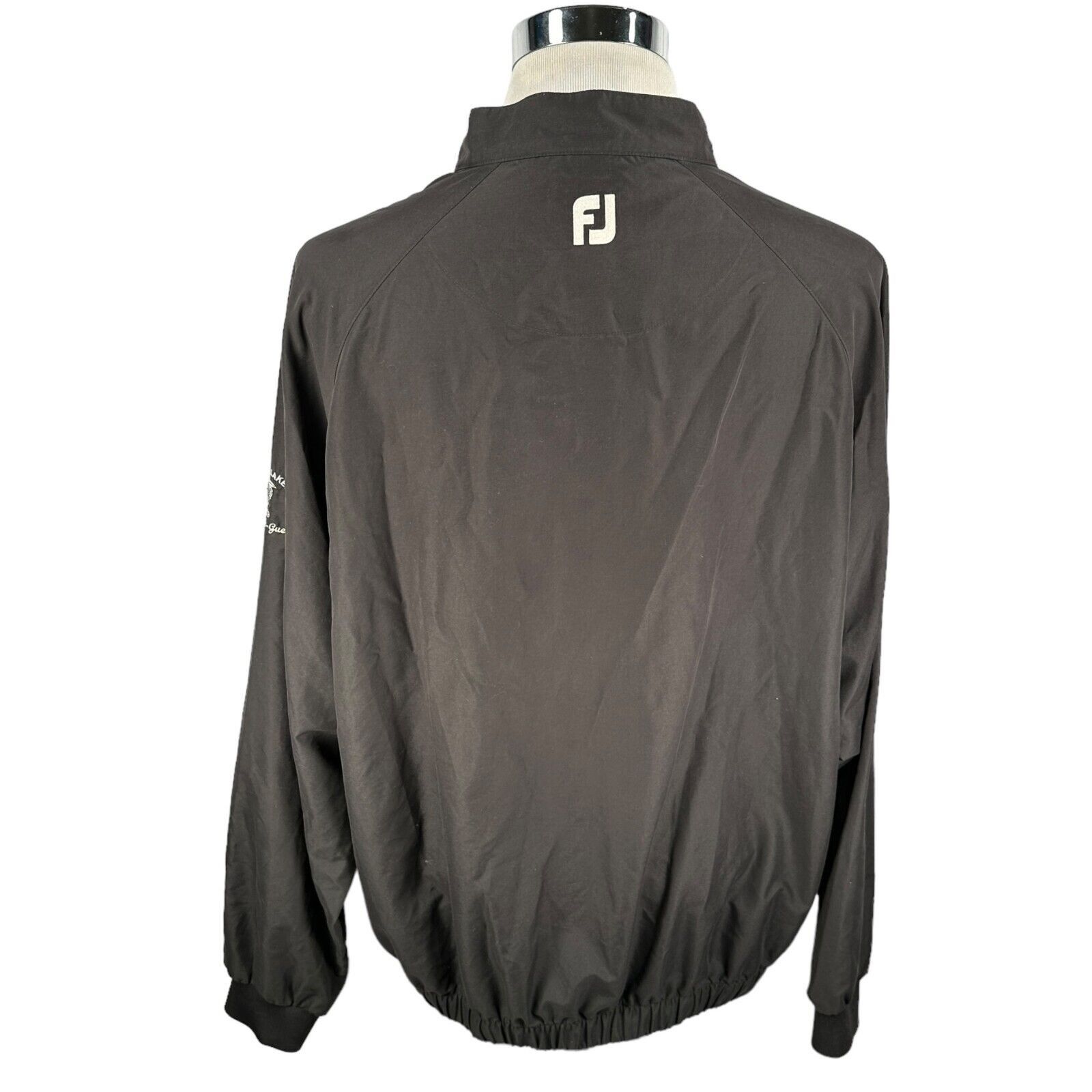Footjoy FootJoy Pullover Golf Jacket XL Black Medford Lakes Branded Size US XL / EU 56 / 4 - 4 Thumbnail