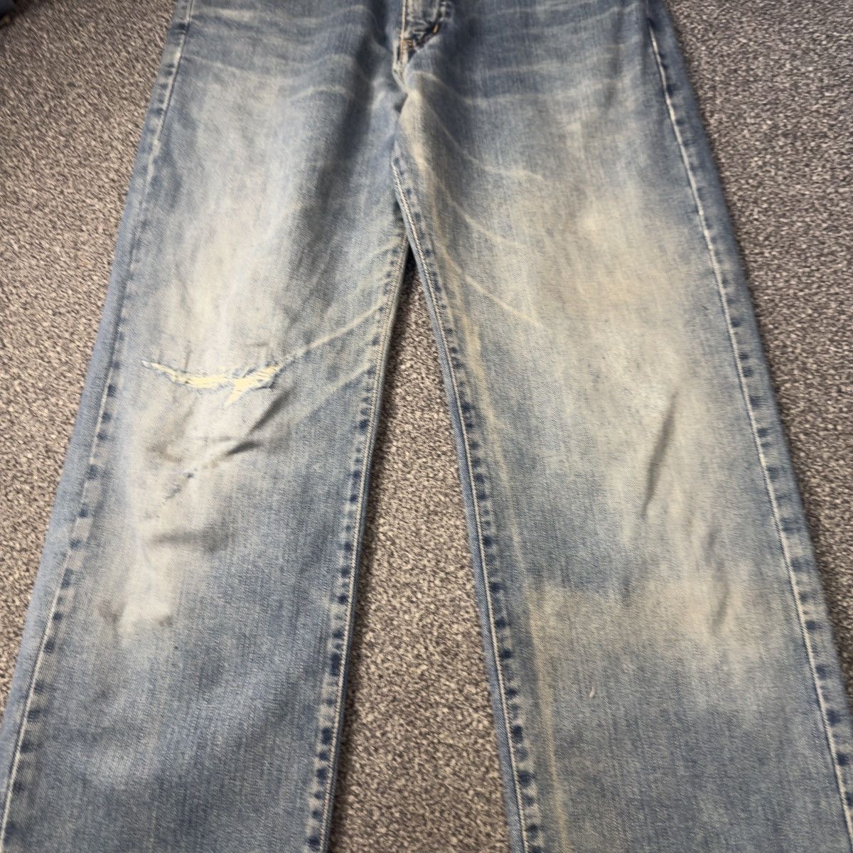 Edwin 90s Japanese Edwin Lot 0140 Distressed Faded Jeans Size US 32 / EU 48 - 4 Thumbnail