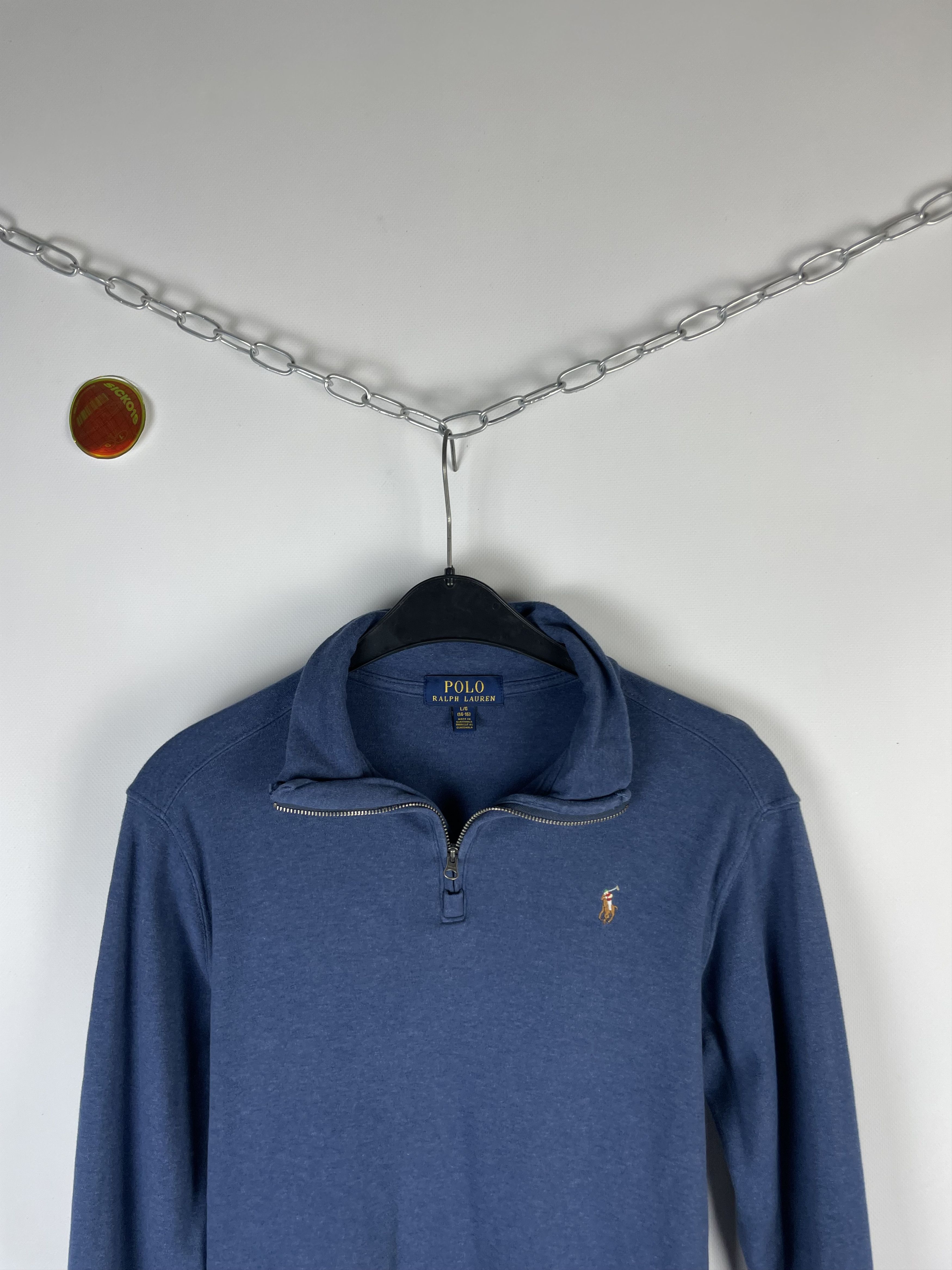 Polo Ralph Lauren × Vintage Vintage Polo Ralph Lauren 1/3 Zip Sweater Size US XXS / EU 40 - 3 Thumbnail