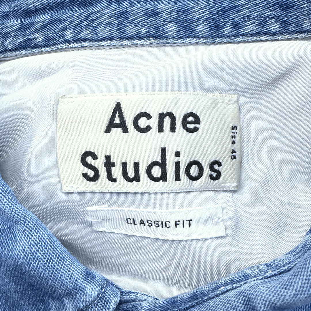 Acne Studios Acne Studios Denim Isherwood Densh S/S Shirt (S/M) Size US S / EU 44-46 / 1 - 2 Thumbnail