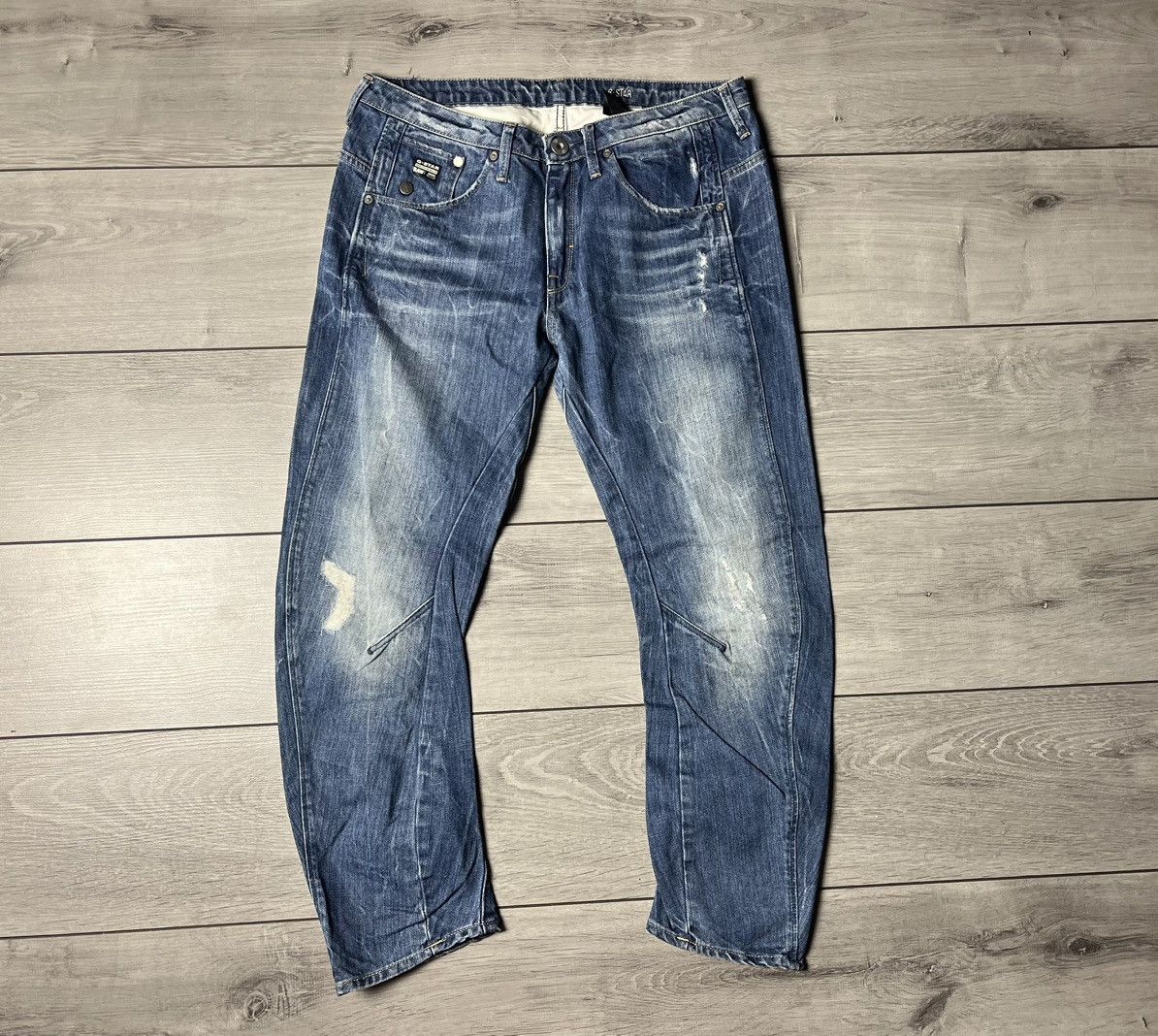 G-Star G star raw denim jeans biker style 28/32 Size US 28 / EU 44 - 1 Thumbnail