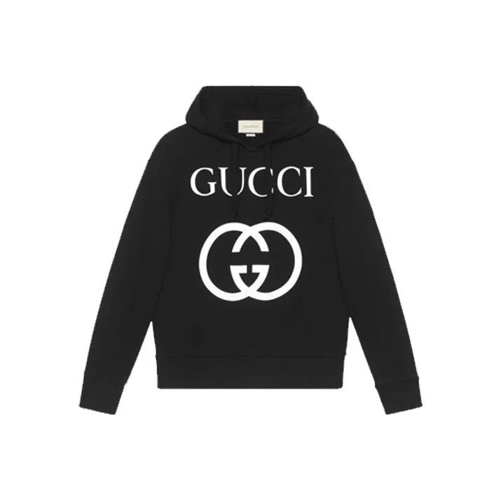 Gucci Gucci Logo Print Hoodie for Men Size US XL / EU 56 / 4 - 1 Thumbnail