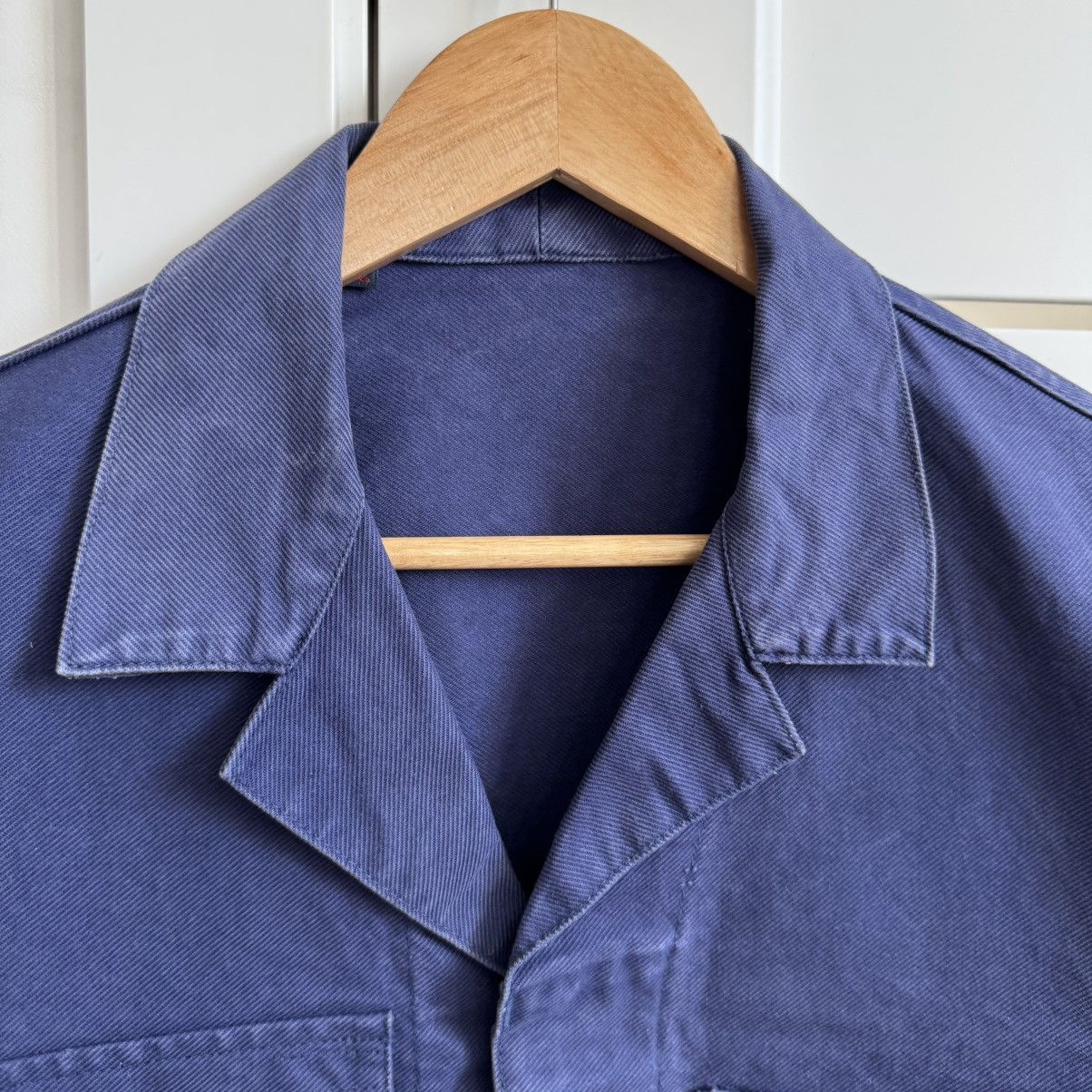 Le Laboureur Sun faded vintage french works distressed jacket Size US M / EU 48-50 / 2 - 2 Thumbnail