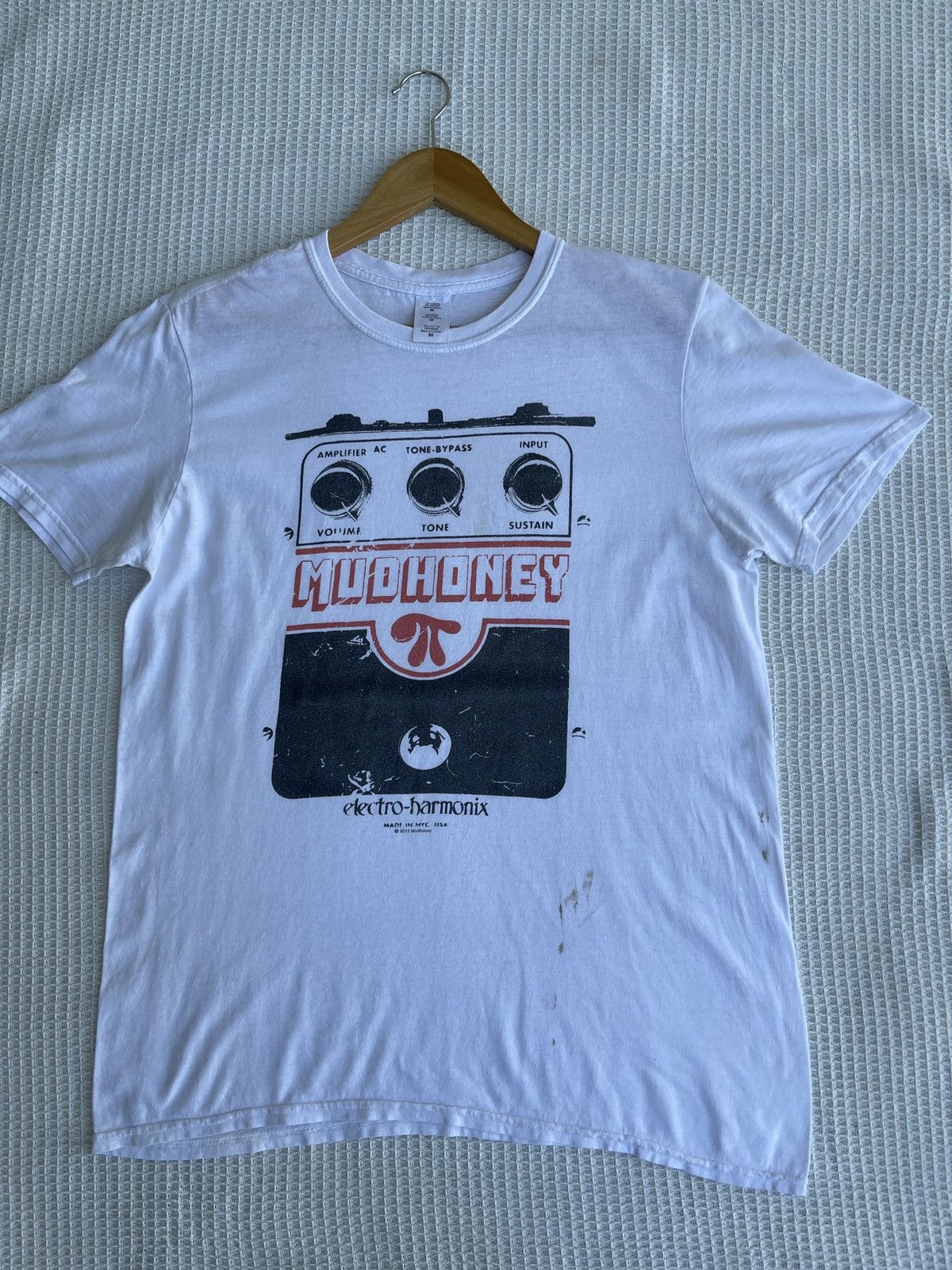 Band Tees Last Drop🔥Rare🔥Vintage MUDHONEY Electro Harmonix T Shirt Size US M / EU 48-50 / 2 - 7 Thumbnail