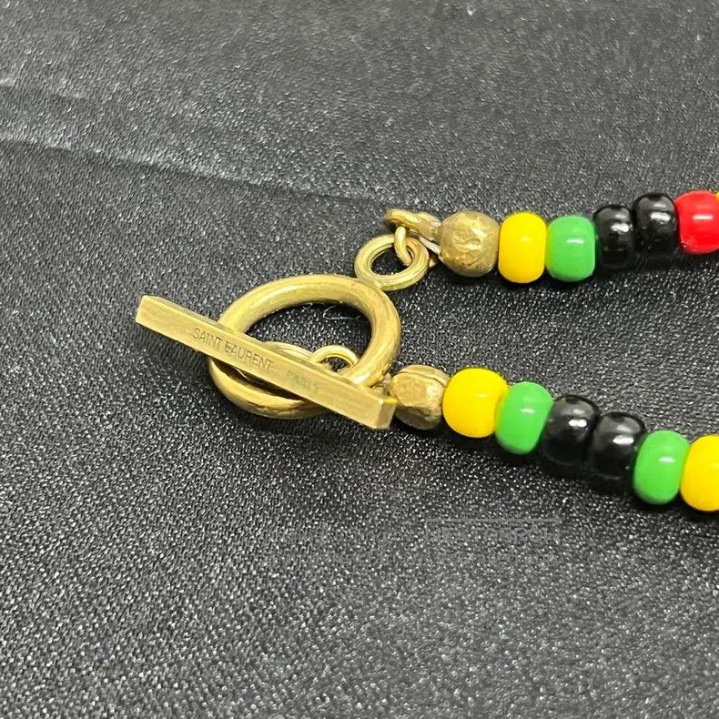 Saint Laurent Paris Saint Laurent Paris Colorful Bead Skateboard Pendant Neckl Size ONE SIZE - 4 Thumbnail