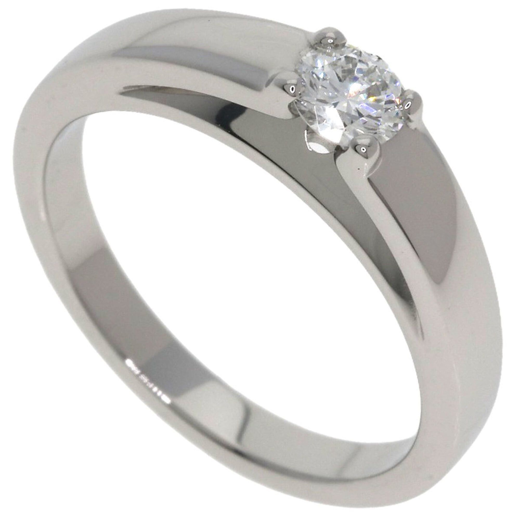 Bvlgari BVLGARI Marry Me Solitaire Diamond Ring, Platinum PT950, Women's. Size ONE SIZE - 1 Thumbnail