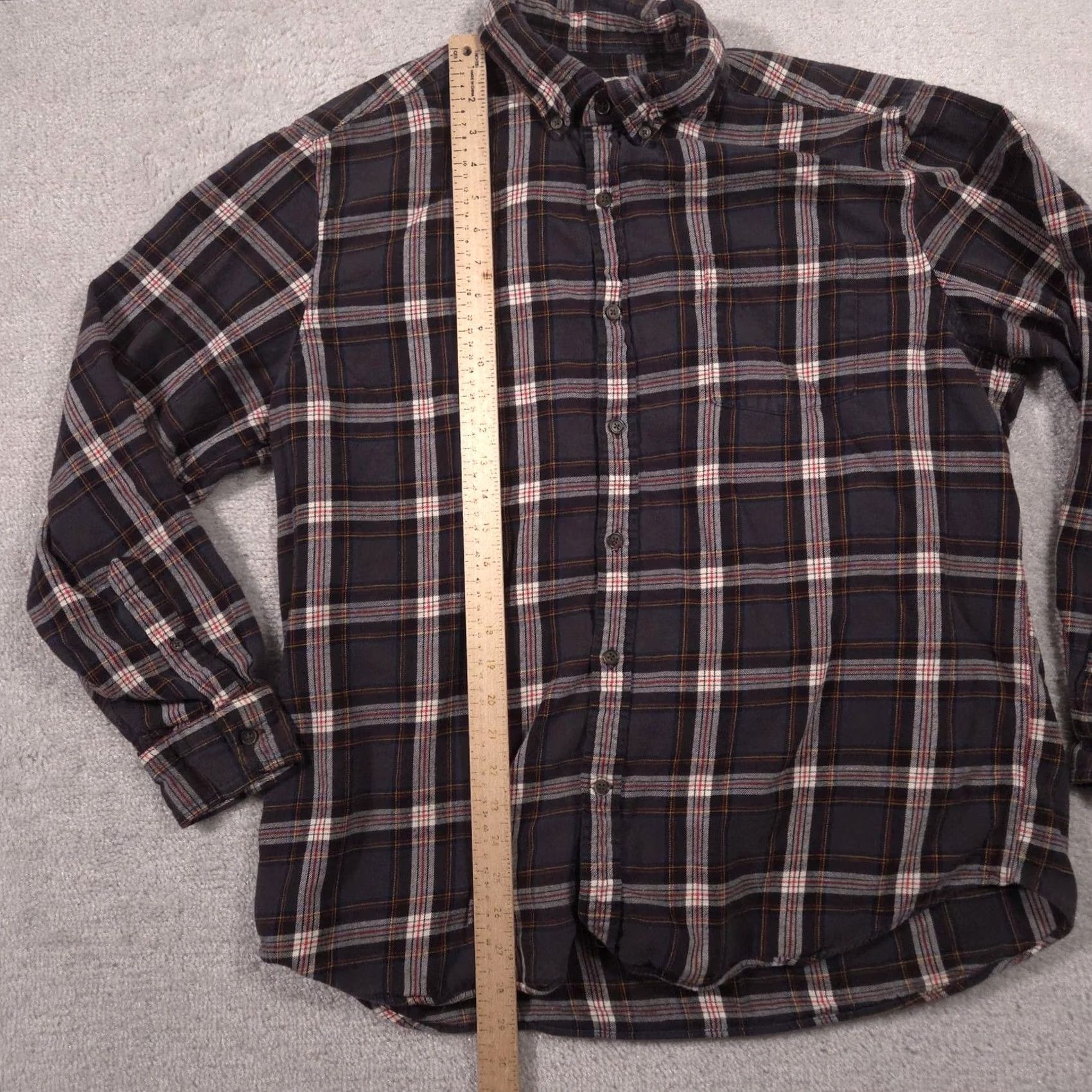 Vintage St. John's Bay Shirt Mens XL Blue Plaid Flannel Button Front Long Sleeve Casual Size US XL / EU 56 / 4 - 7 Thumbnail