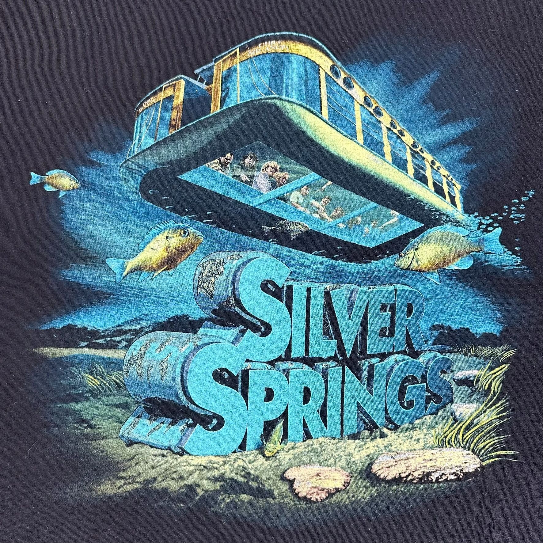 Vintage Vintage 90s Silver Springs State Park T-Shirt Florida Glass Size US M / EU 48-50 / 2 - 2 Thumbnail