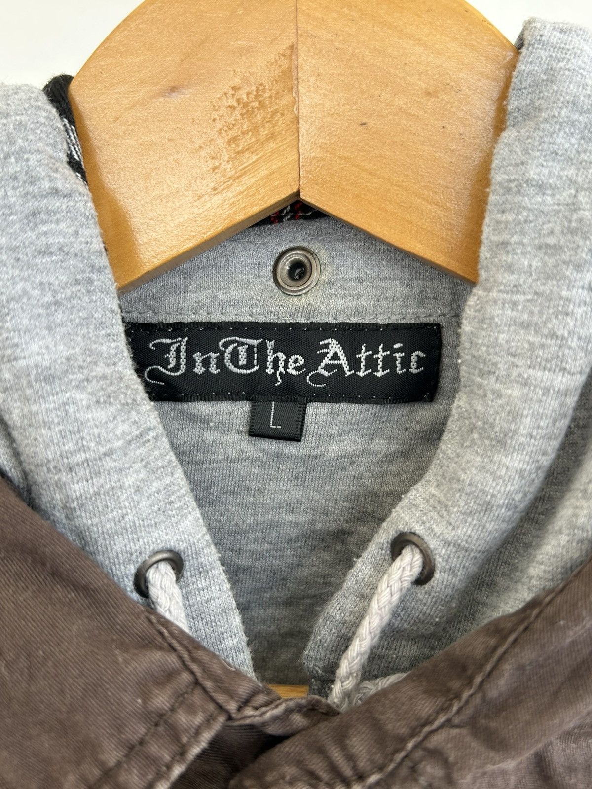 In The Attic Intheattic Vintage Japan Button up Hoodie Shirt Size US M / EU 48-50 / 2 - 5 Thumbnail