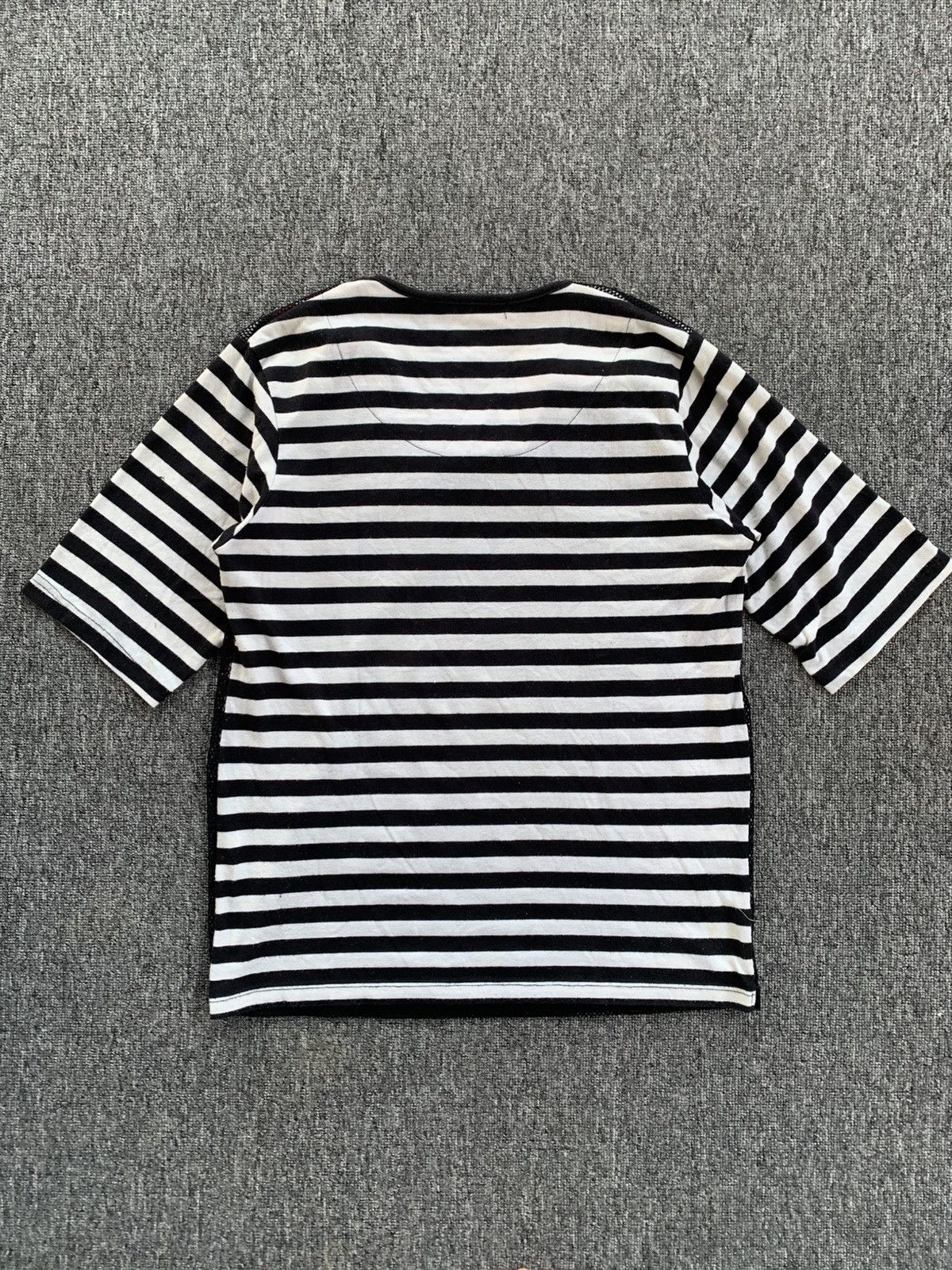 Japanese Brand Under Level Crazy and Bloody Anarchy Double Layer Stripe Size L / US 10 / IT 46 - 8 Thumbnail
