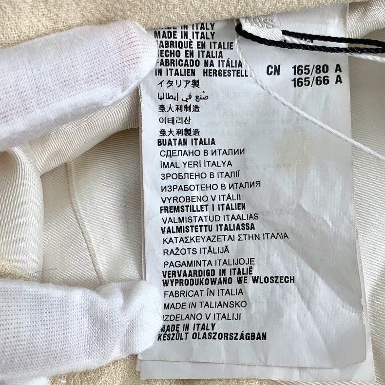 Prada Prada Beige triangle round-neck short-sleeved dress Size S / US 4 / IT 40 - 8 Thumbnail