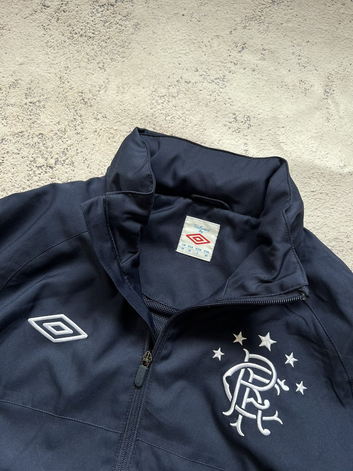 Umbro × Vintage Umbro Football Rangers Soccer Club Track Jacket Retro Size US M / EU 48-50 / 2 - 3 Thumbnail