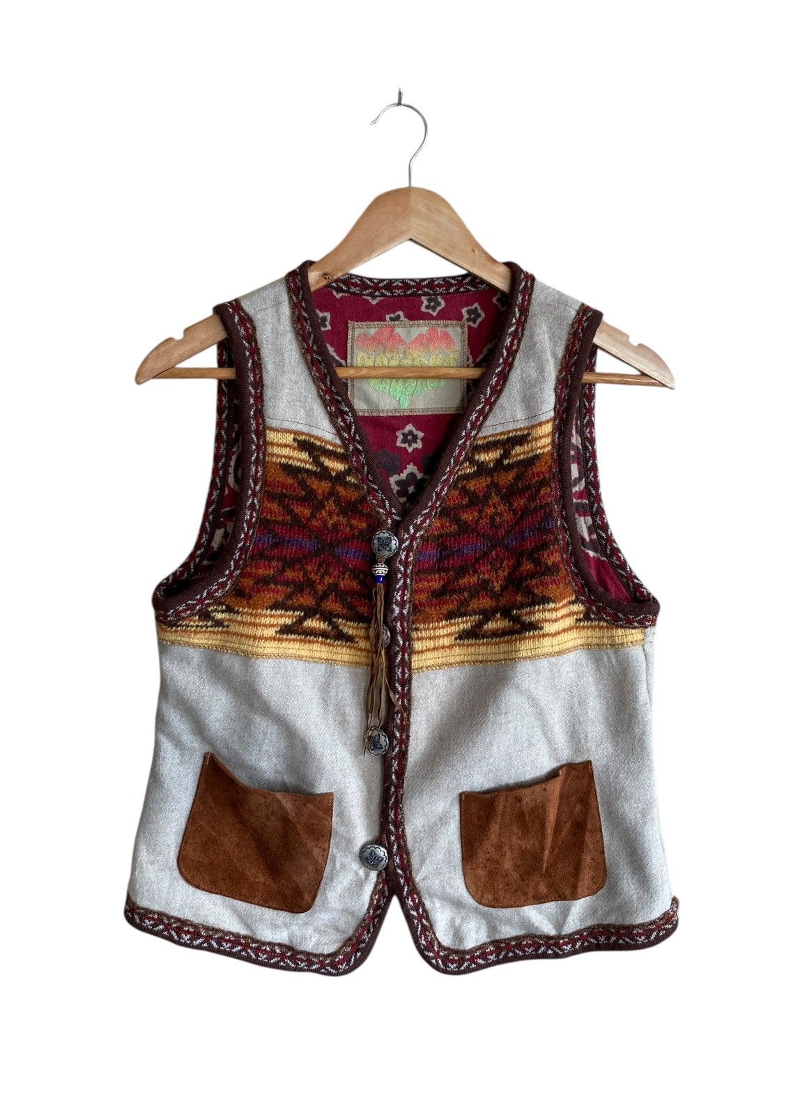 Japanese Brand Vintage Japanese Brand Navajo Vest 1990s Size US M / EU 48-50 / 2 - 1 Thumbnail