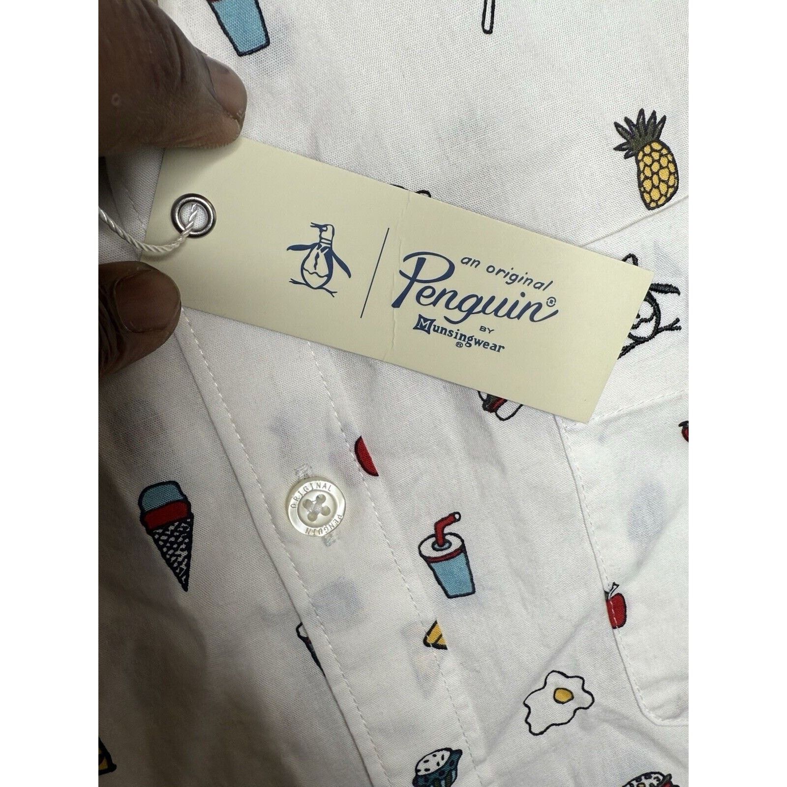 Original Penguin An Original Penguin By Munsingwear Button Up Shirt Men Large Size US L / EU 52-54 / 3 - 6 Thumbnail