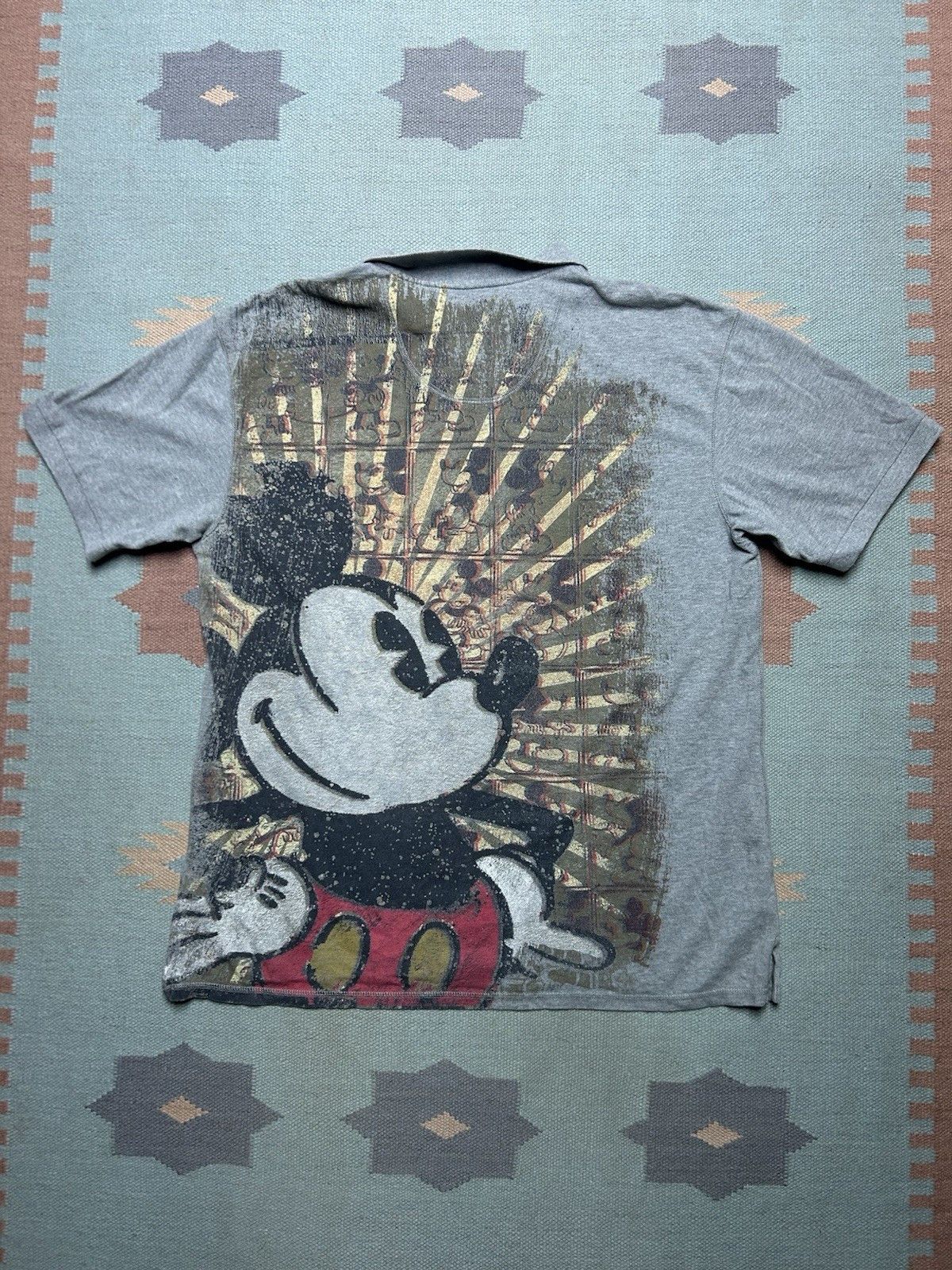 Vintage Mickey Mouse polo shirt Disney 3D graphic cotton soft XL Size US XL / EU 56 / 4 - 1 Thumbnail