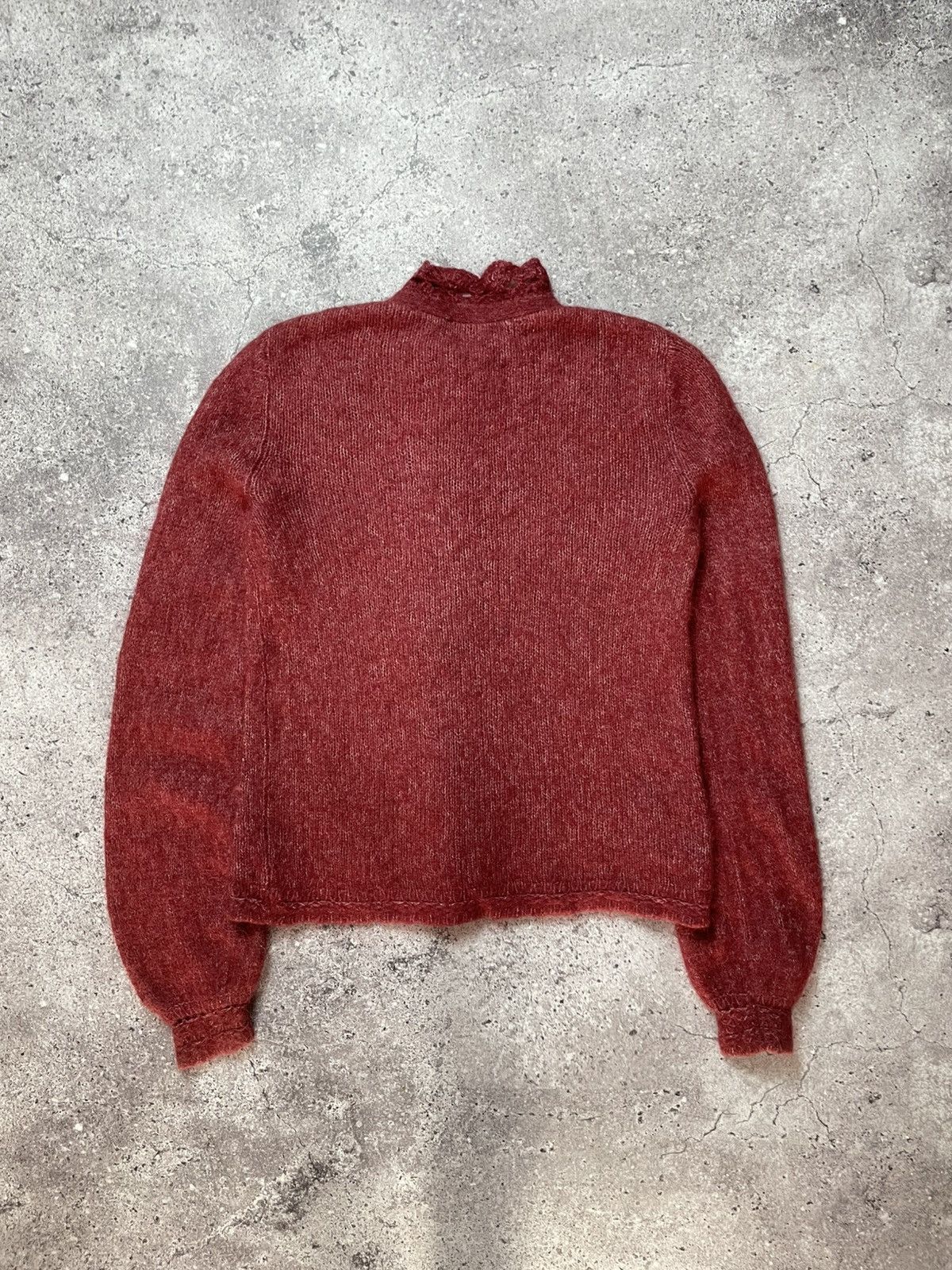 Sezane LA MAILLE SEZANE Angelo Cardigan Sweater Mohair Wool Preppy Size XXS / US 00 / IT 34 - 5 Thumbnail