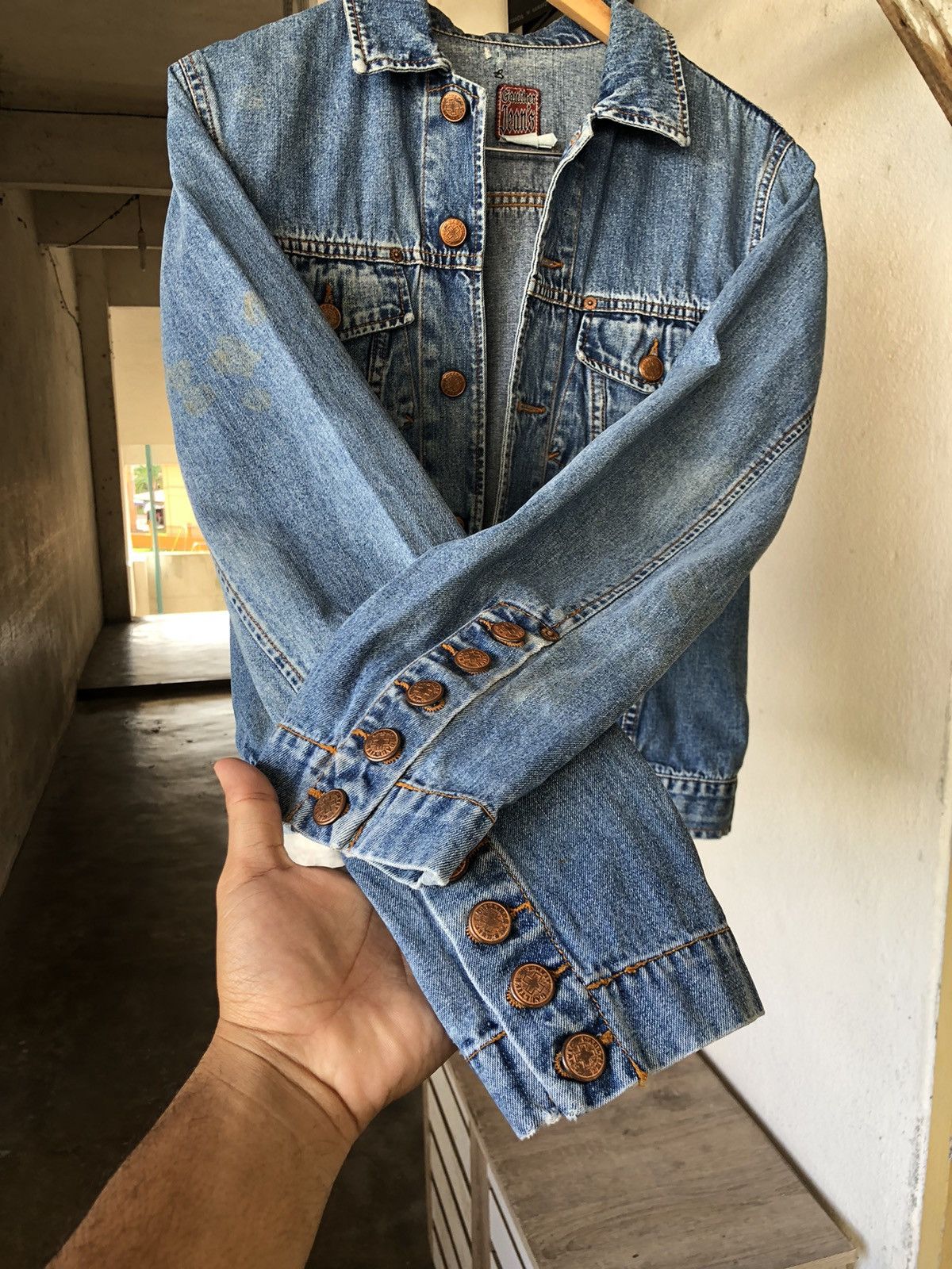 Jean Paul Gaultier Vintage 90s Jean Paul Gaultier Denim Trucker Jacket Size US M / EU 48-50 / 2 - 12 Thumbnail