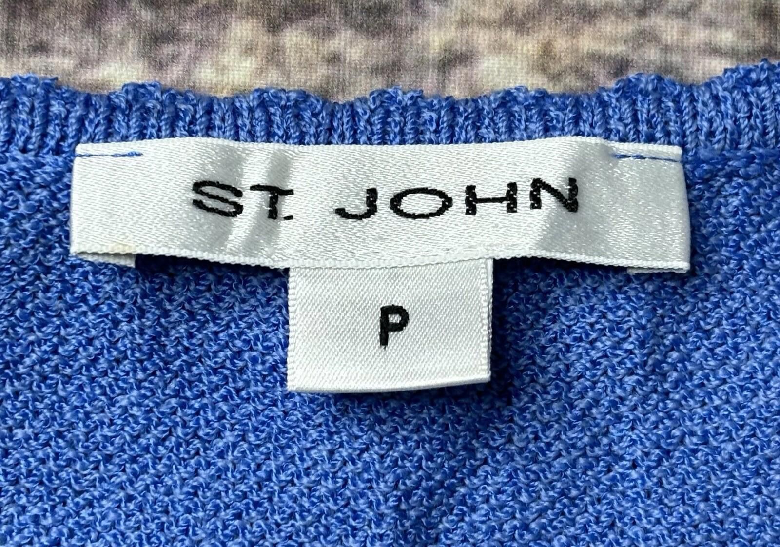 St. John St. John Tank Top Women's Size Petite Knit USA Wool Blend Size S / US 4 / IT 40 - 2 Thumbnail