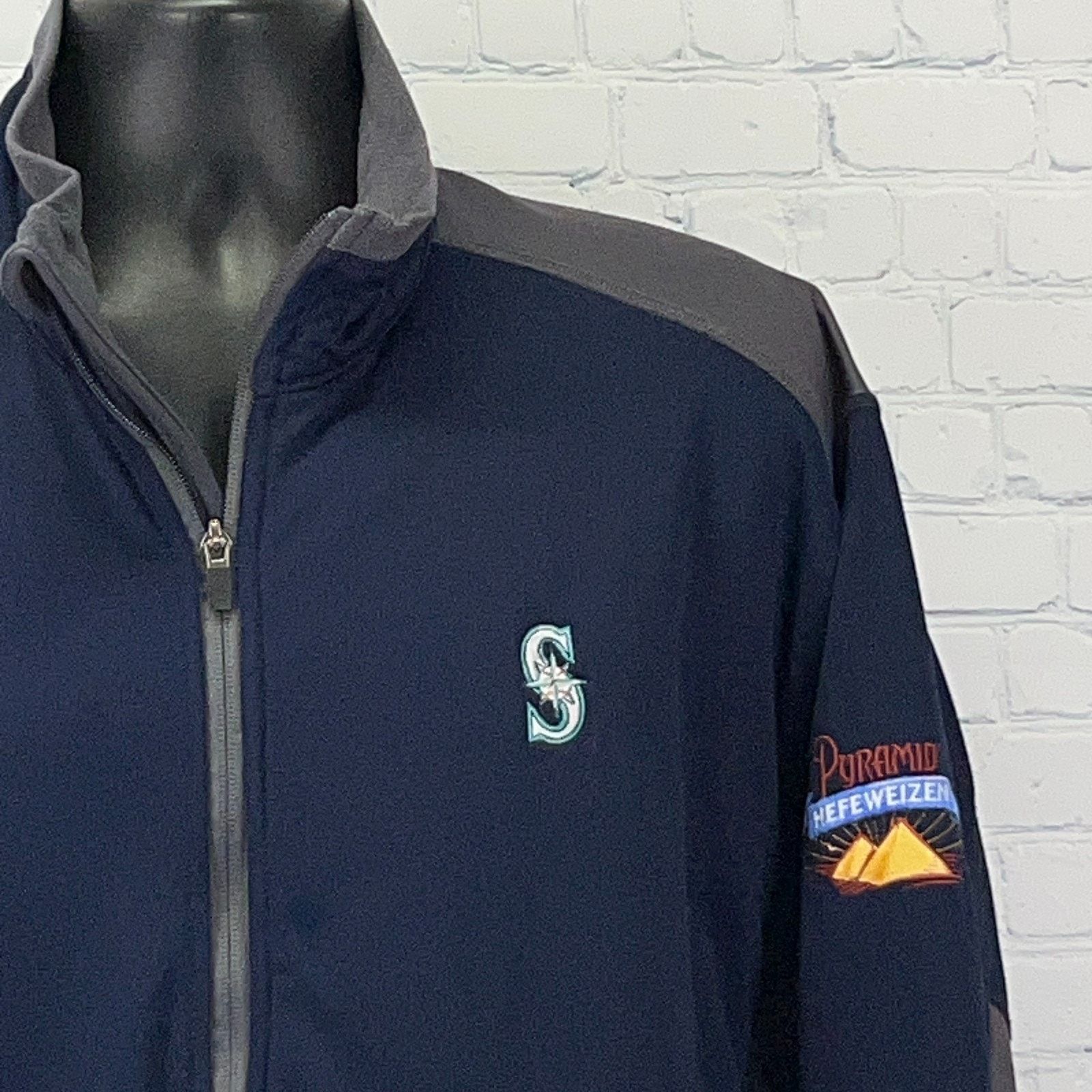 Port Authority Seattle Mariners Pyramid Brewing Co Jacket Brewery Blue XL Size US XL / EU 56 / 4 - 3 Thumbnail