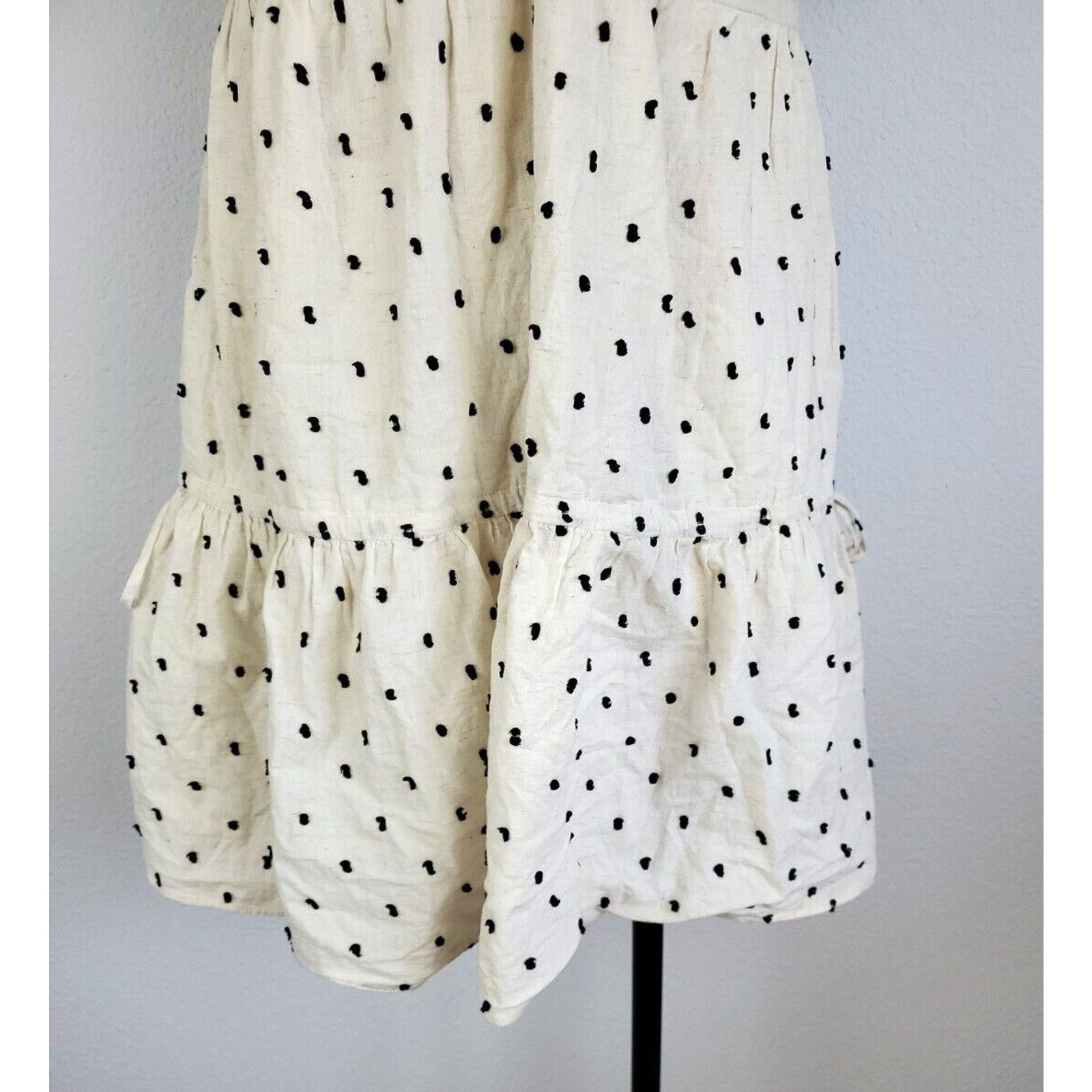 Madewell Madewell Dress Womens XXS Lorelei Cotton Linen Blend Size XXS / US 00 / IT 34 - 6 Thumbnail