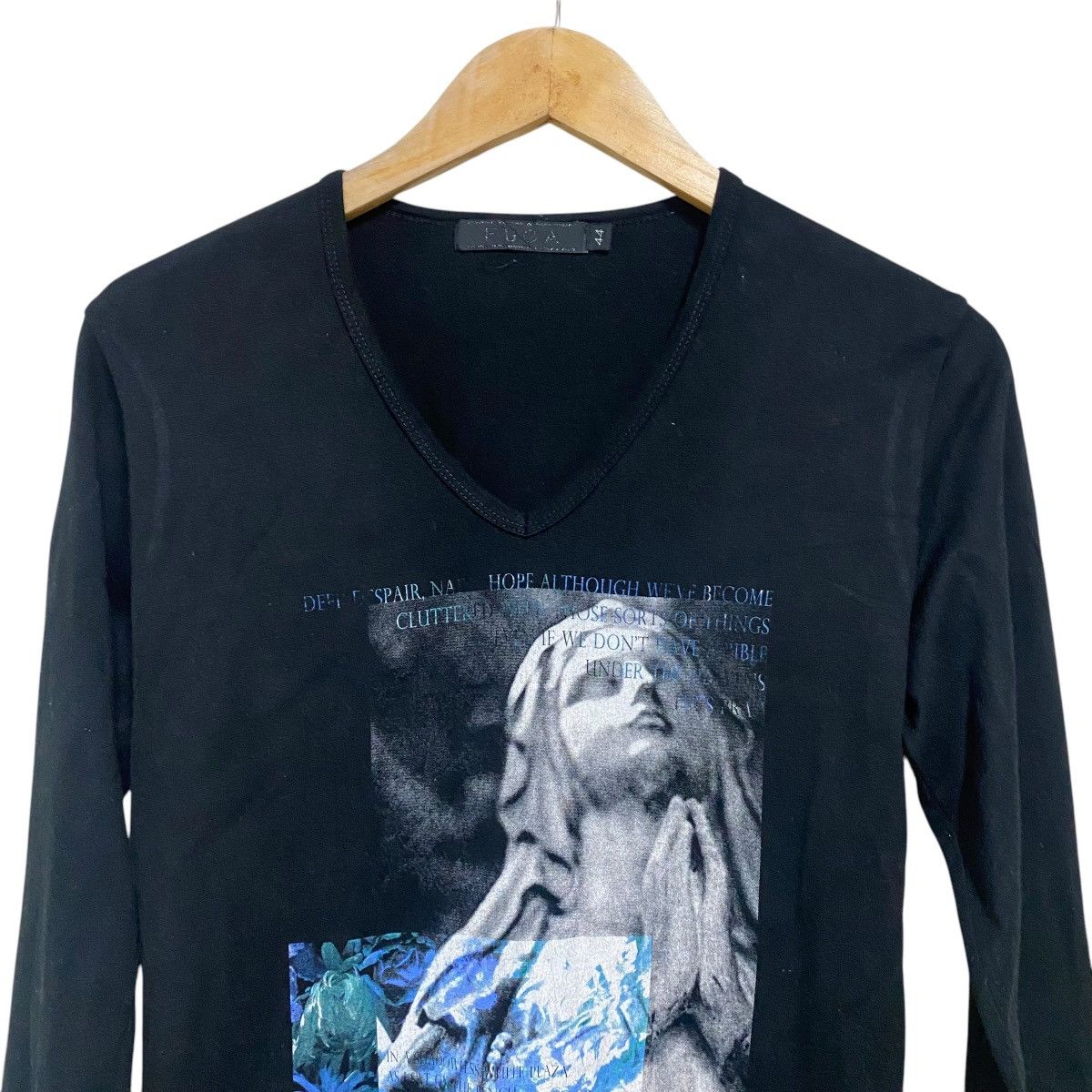 GOSTAR DE FUGA Japanese Brand Fuga Medusa Script Shirt Longsleeve Size US M / EU 48-50 / 2 - 3 Thumbnail