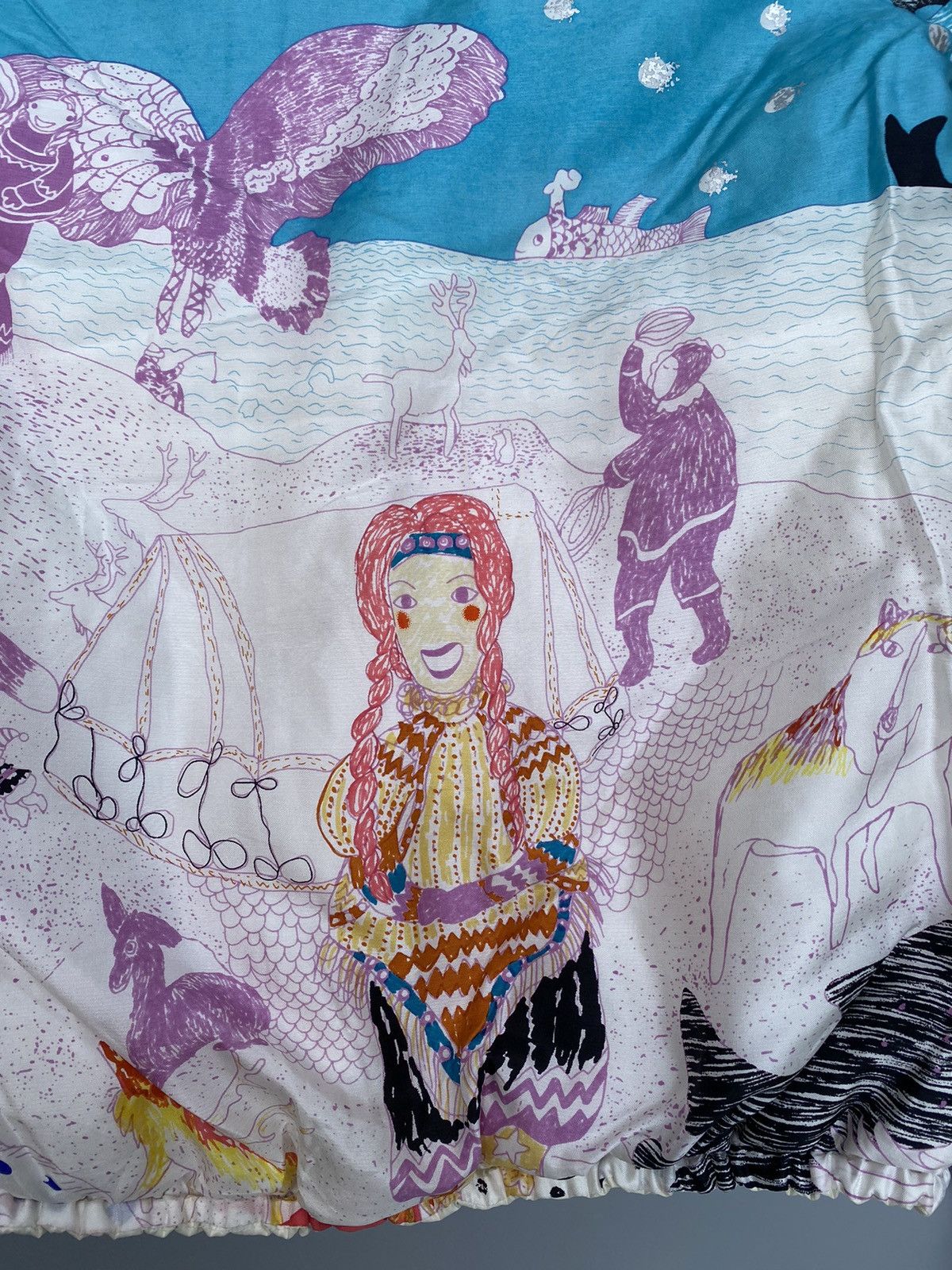 Tsumori Chisato Reversible Winter Living Print Puffer Down Jacket Size M / US 6-8 / IT 42-44 - 14 Thumbnail