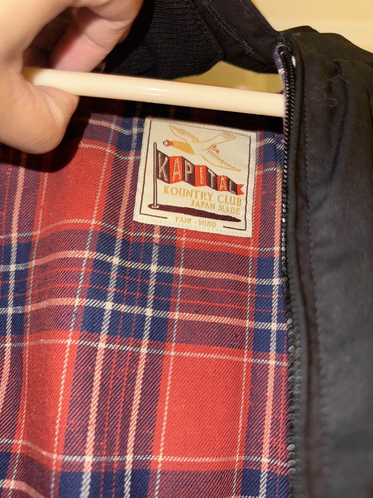 Kapital Kapital Sham Bomber Jacket Black Cotton Twill Plaid Zip Size US M / EU 48-50 / 2 - 5 Thumbnail