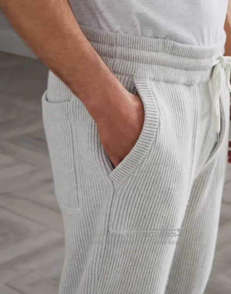 Brunello Cucinelli Brunello Cucinelli size L Cashmere knitted jogging pants Size US 31 - 6 Thumbnail