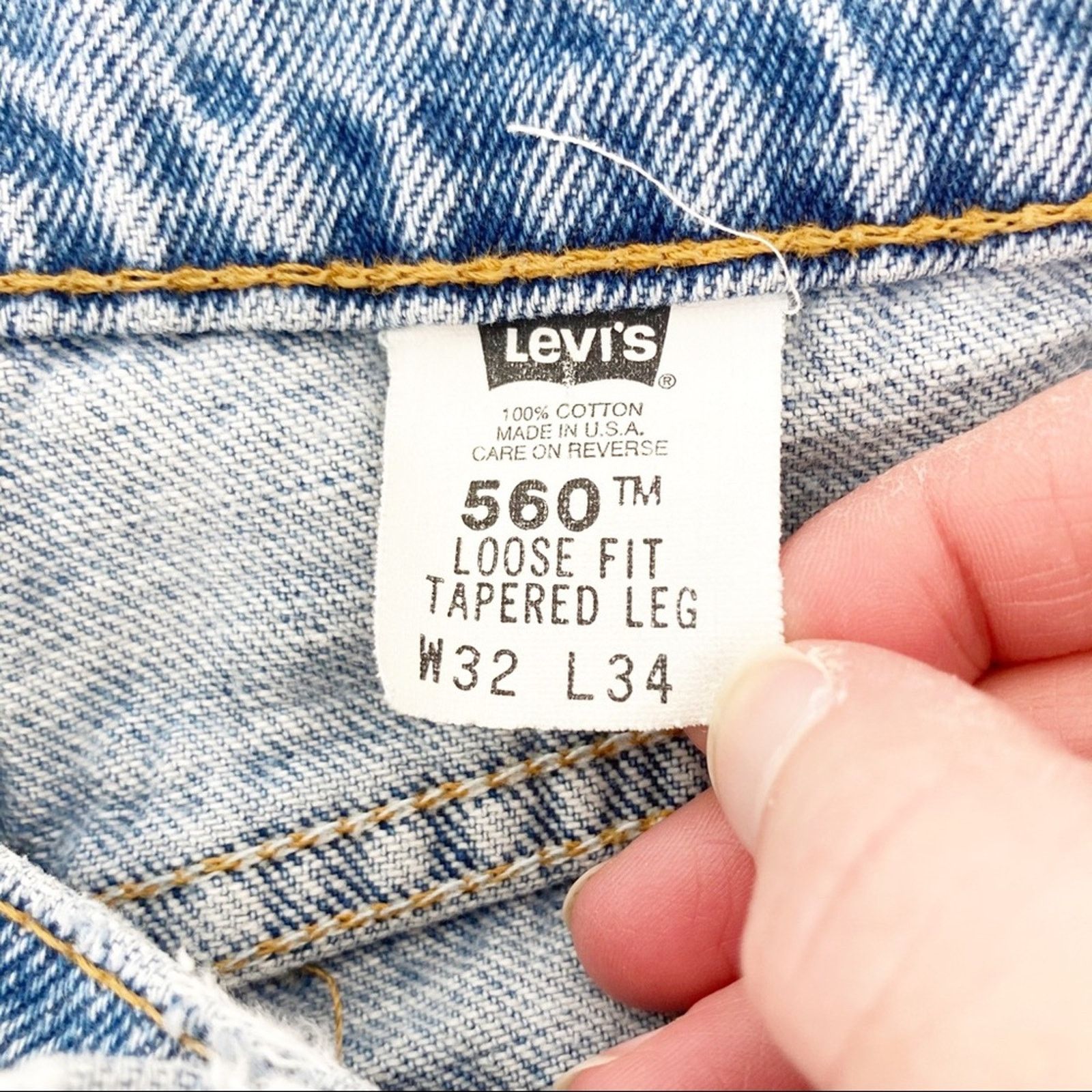 Levi's Vintage Levi’s 560 High Waisted Mom Jeans Size 30" / US 8 / IT 44 - 4 Thumbnail