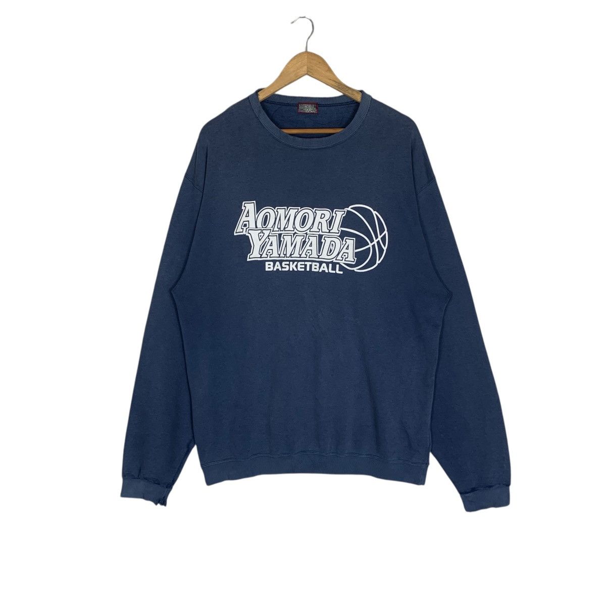 NBA Vintage Distressed Basketball NBA Amori Yamada Sweatshirt Size US L / EU 52-54 / 3 - 1 Thumbnail