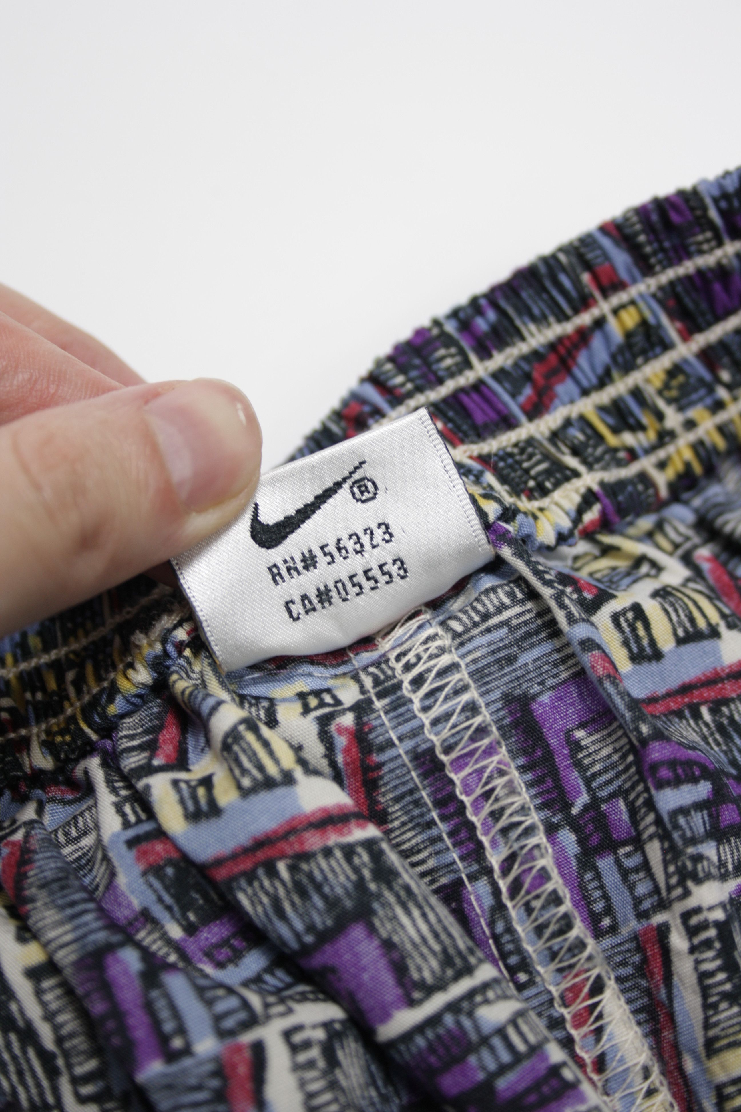 Nike × Nike ACG × Vintage Nike 90s Vintage Crazy Printed Swimming Shorts Trunks Size US 30 / EU 46 - 7 Thumbnail