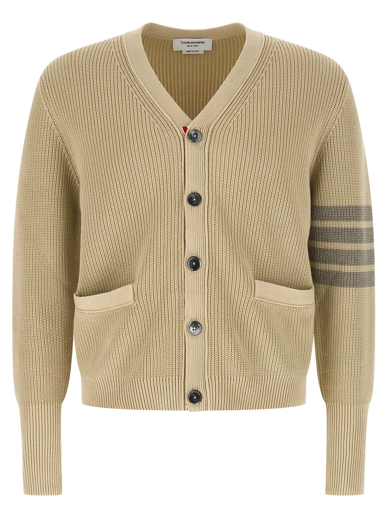 Thom Browne 'Garment Dye' cardigan Size US L / EU 52-54 / 3 - 1 Thumbnail