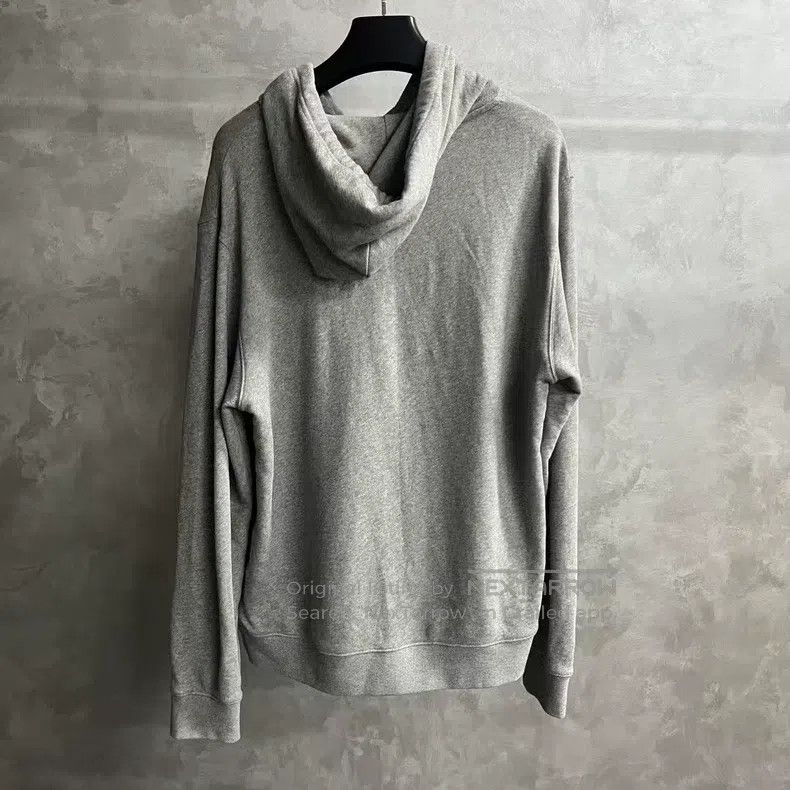 Loewe Loewe Gray long sleeve hoodie with logo Size US XL / EU 56 / 4 - 5 Thumbnail
