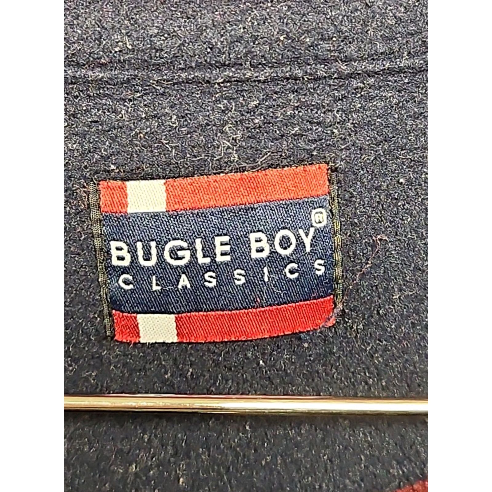 Bugle Boy VINTAGE Bugle Boy Quarter Zip Fleece Men’s Large Burgundy Striped Pullover Size US L / EU 52-54 / 3 - 4 Thumbnail