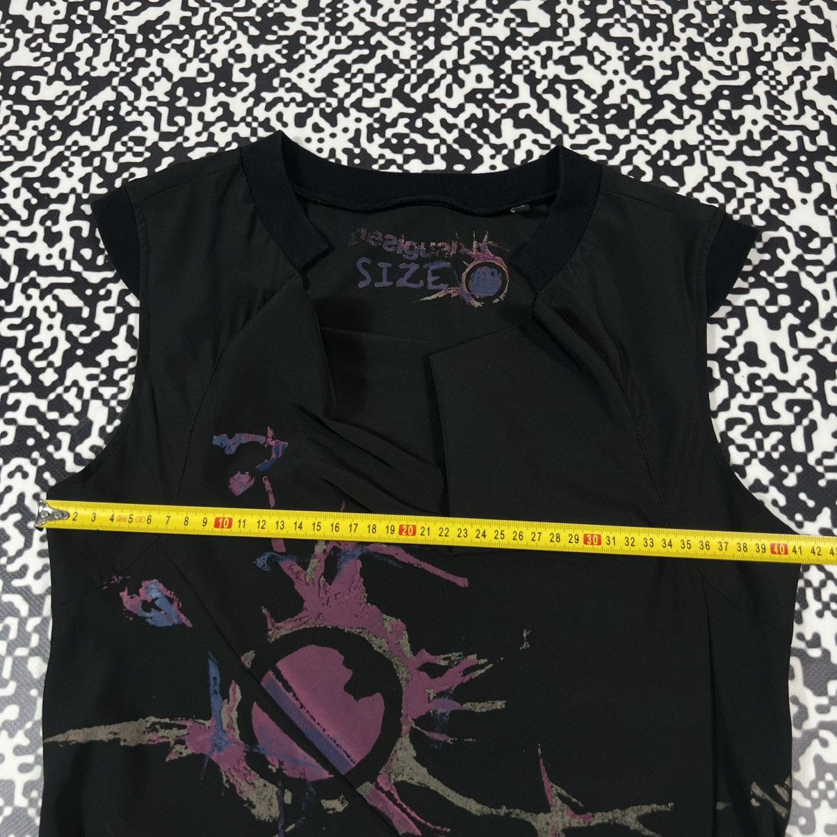 Desigual Vintage Y2K Desigual Painted Abstract Print Flared Dress Size M / US 6-8 / IT 42-44 - 22 Thumbnail