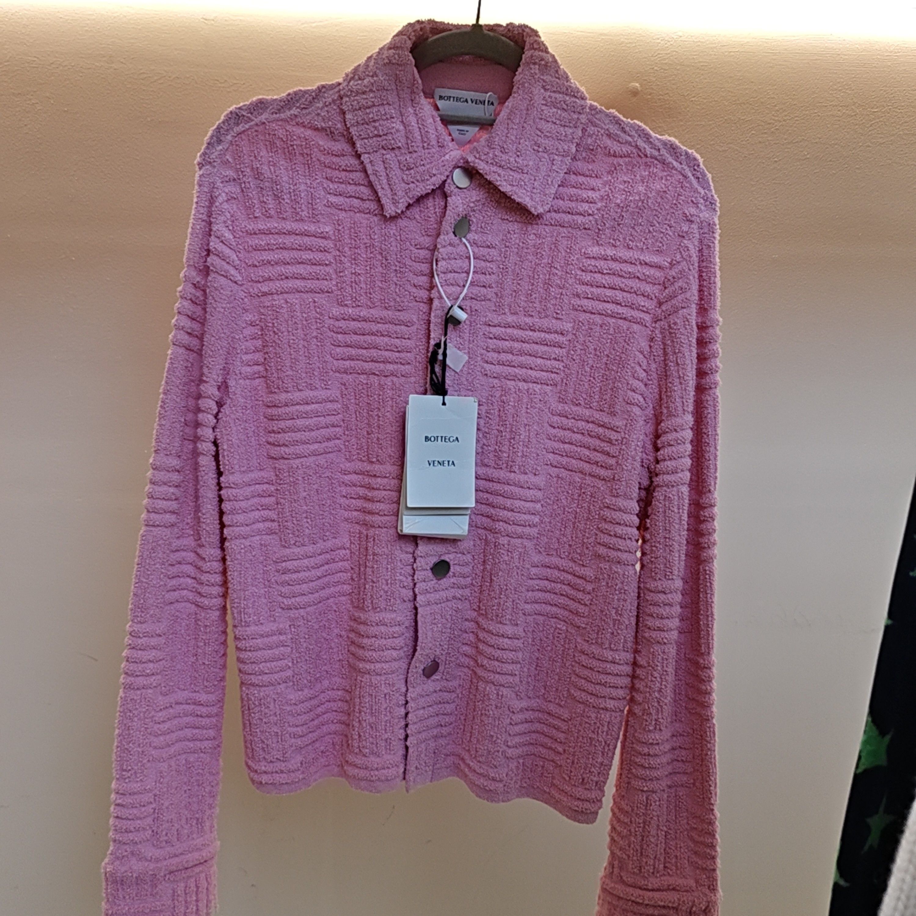 Bottega Veneta Bottega Veneta Pink Terry Cloth Jacket Size XS Size XS / US 0-2 / IT 36-38 - 1 Thumbnail