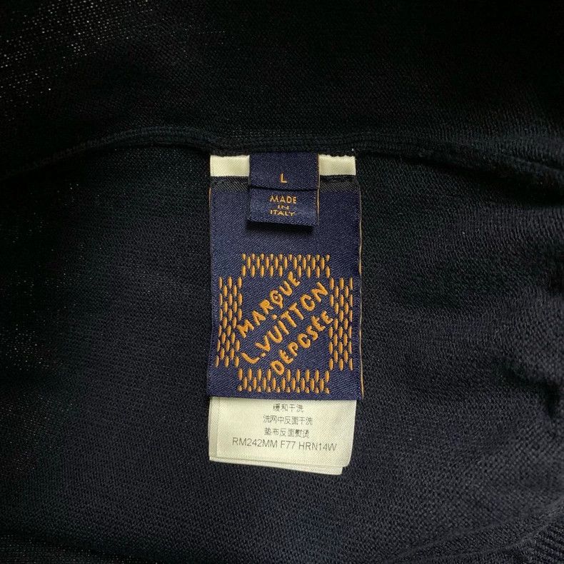 Louis Vuitton Louis Vuitton Fei Dong Co-branded Dark Blue Knitted Polo s Size US L / EU 52-54 / 3 - 6 Thumbnail