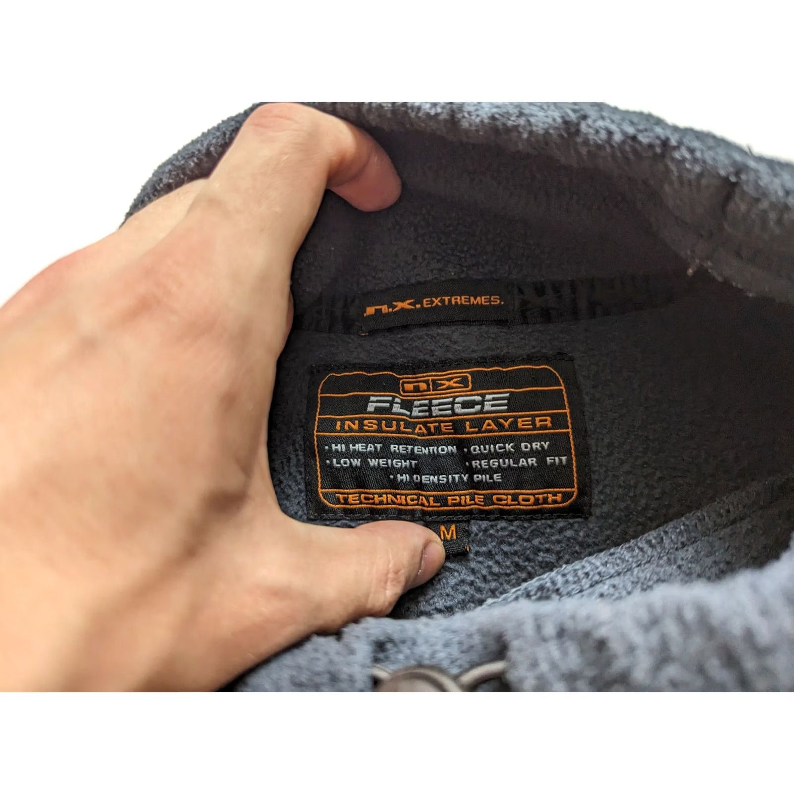 CLOT NX EXTREMES Fleece Technical Pile Cloth Anorak Size M Men Blue Parka Shirt? Size US M / EU 48-50 / 2 - 5 Thumbnail
