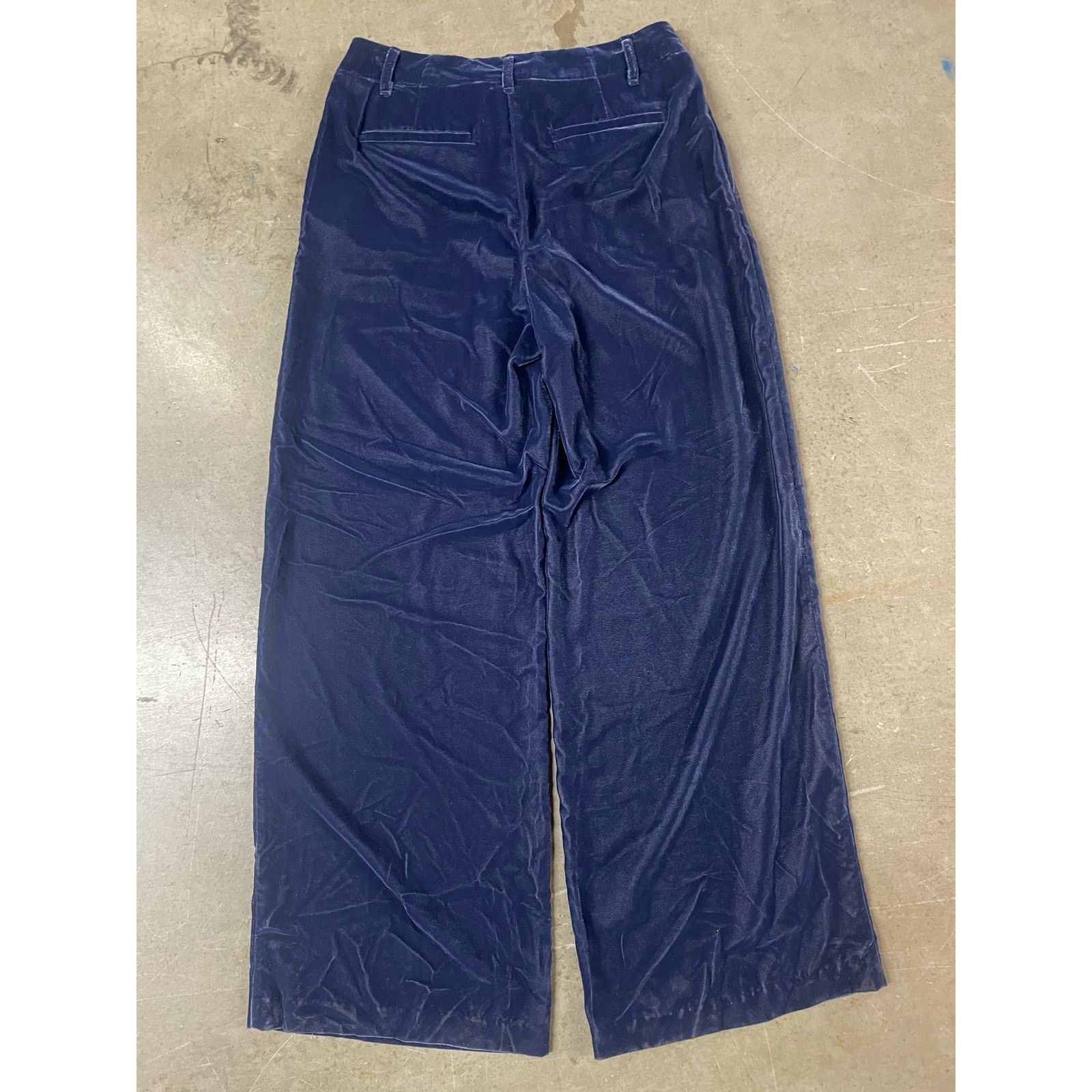 Gap Gap Women - High Rise Wide-Leg/ Crinkle Velvet / 6 / NWOT Size 28" / US 6 / IT 42 - 3 Thumbnail