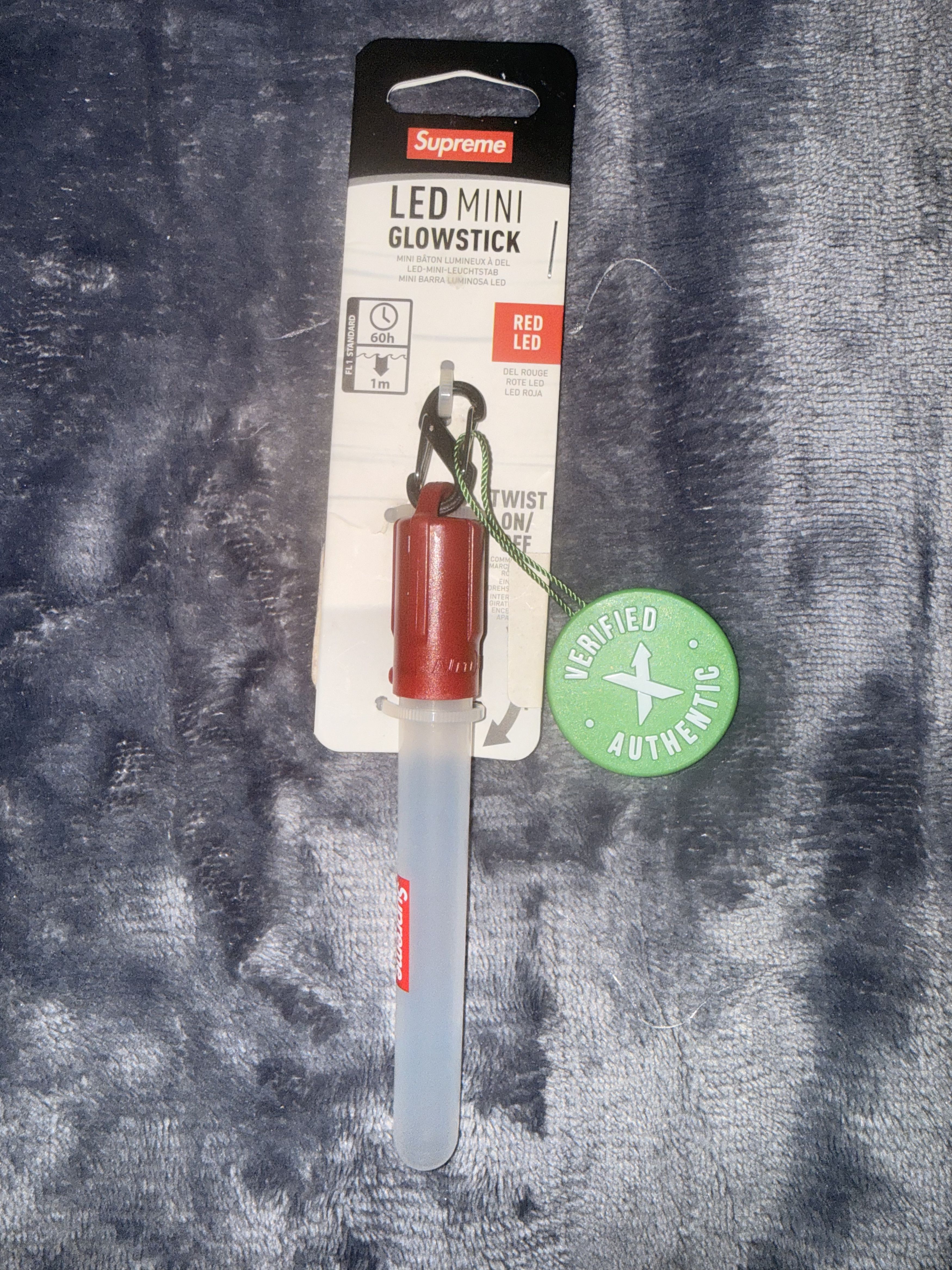 Supreme Supreme LED Mini Glowstick Red Size ONE SIZE - 1 Thumbnail