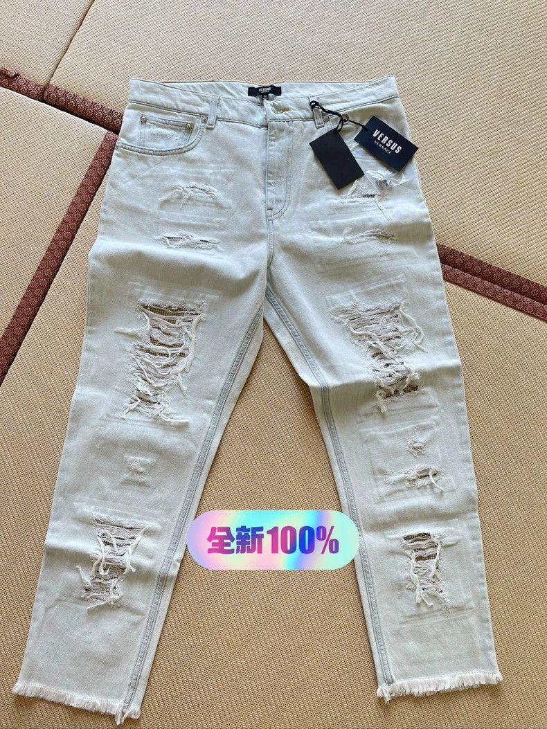 Versace Versace Hollow metal armor sheet jeans Size US 32 / EU 48 - 2 Thumbnail