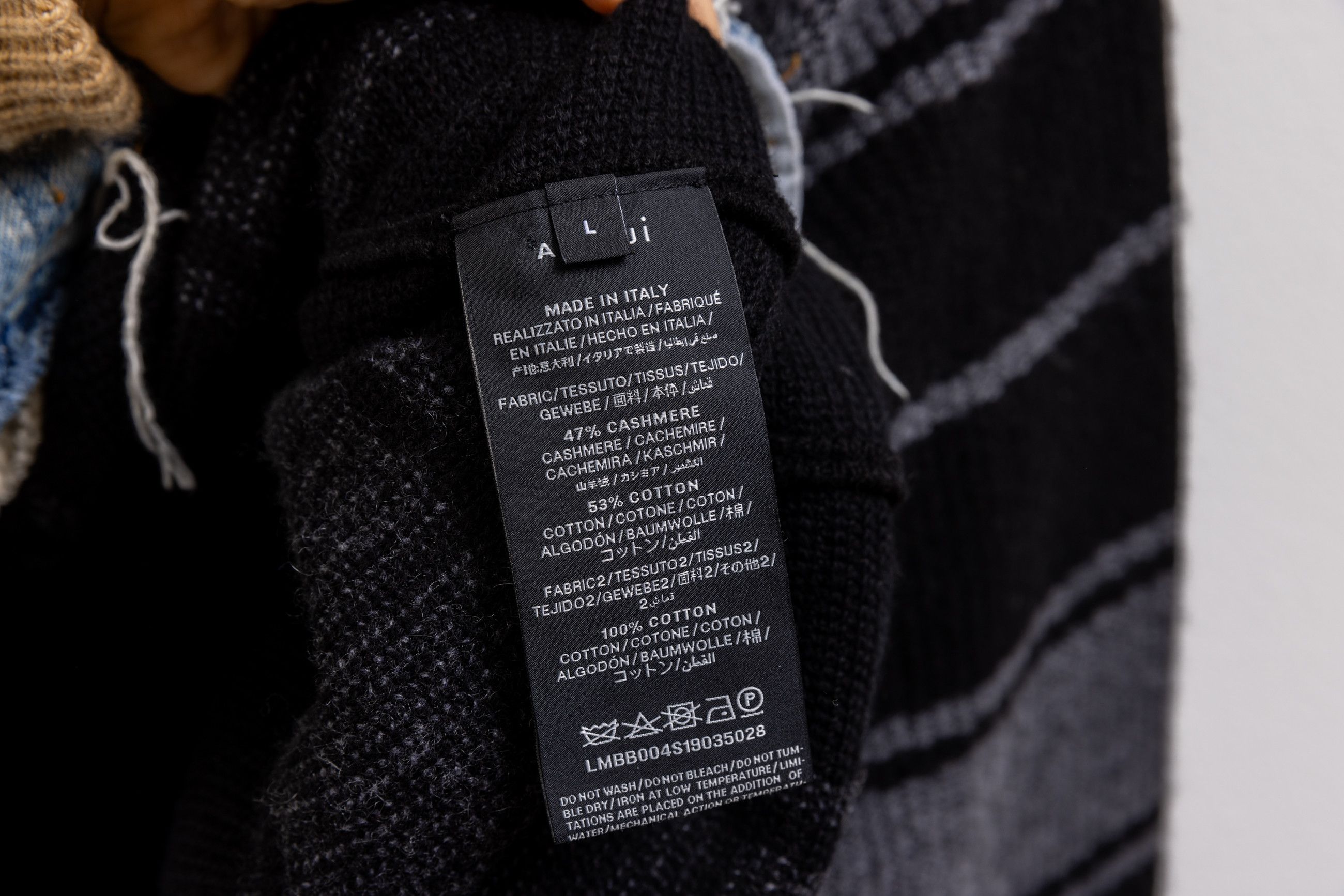 Alanui × Greg Lauren Greg Lauen x Alanui denim cashmere 50/50 hoodie Size US L / EU 52-54 / 3 - 21 Thumbnail