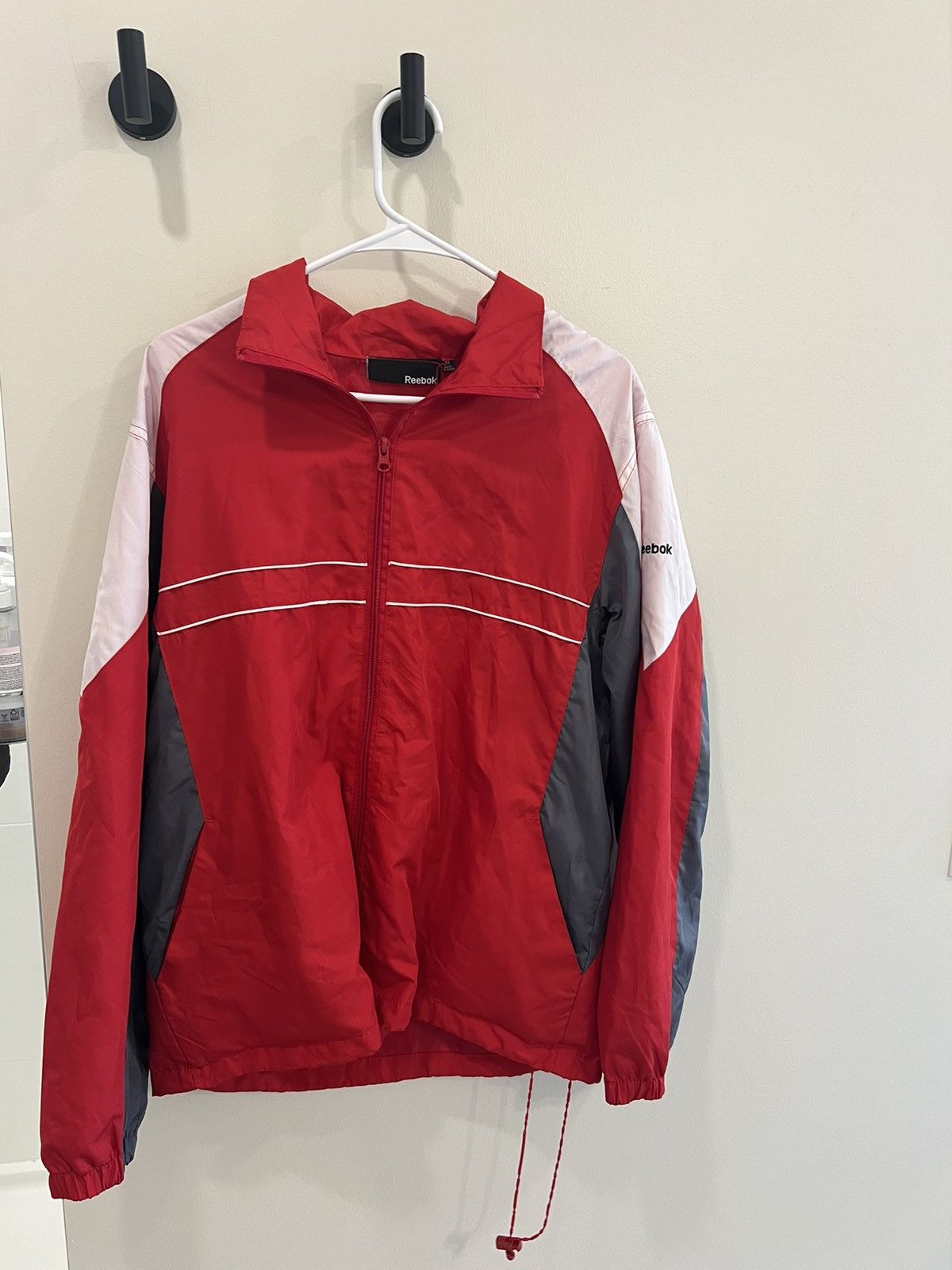 Reebok Vintage red & white Reebok jacket Size US M / EU 48-50 / 2 - 1 Thumbnail