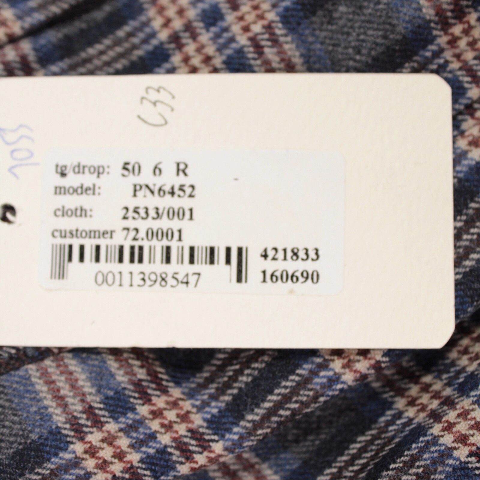 Belvest Belvest New with tags Dress Pants Size 34 US In Blue Size US 34 / EU 50 - 4 Thumbnail