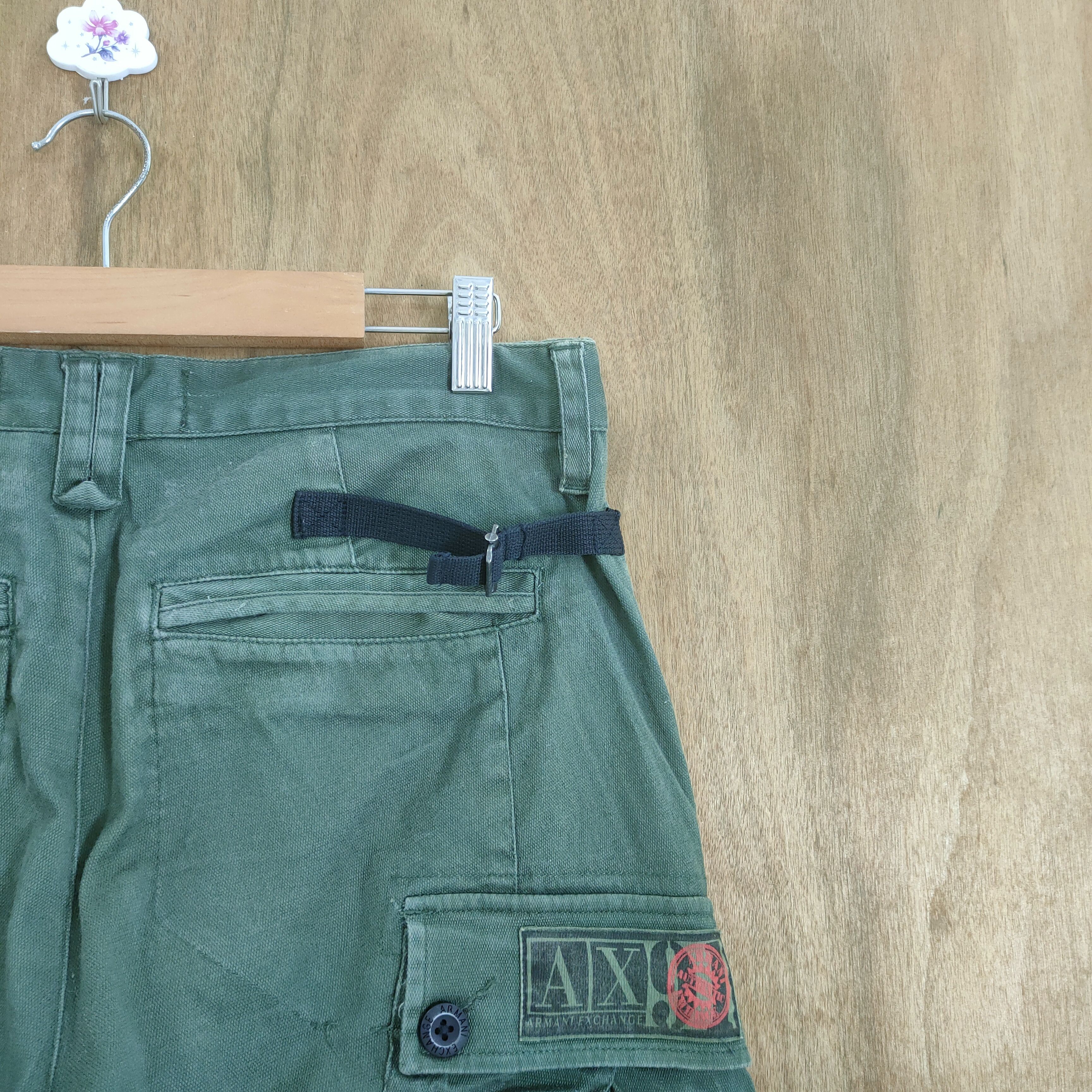 Armani Exchange VINTAGE ARMANI EXCHANGE BONDAGE CARGO PANTS Size US 31 - 11 Thumbnail