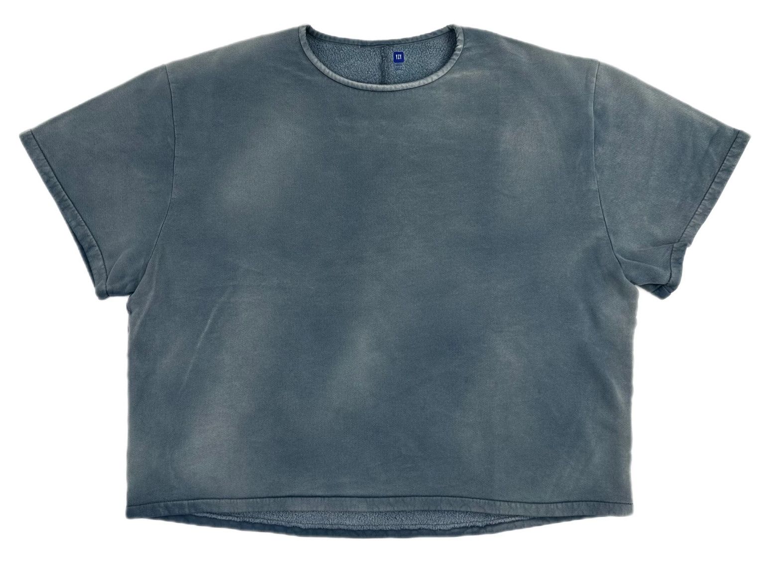 Gap × Kanye West × Yeezy UNRELEASED YEEZY GAP FLEECE YOKE BACK TEE BLUESTONE Size US L / EU 52-54 / 3 - 1 Thumbnail