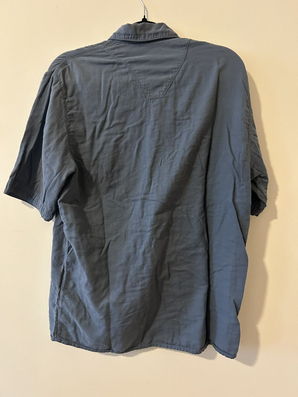Stone Island Blue stone island short sleeve button up Size US M / EU 48-50 / 2 - 4 Thumbnail